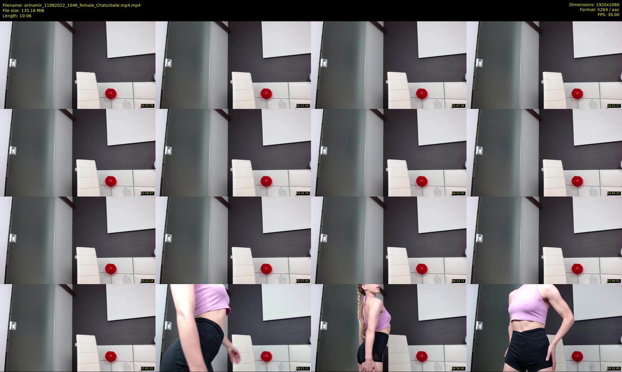 arinamir — 11 minute Chaturbate female cam show recording, 1080p, Aug 11, 2022