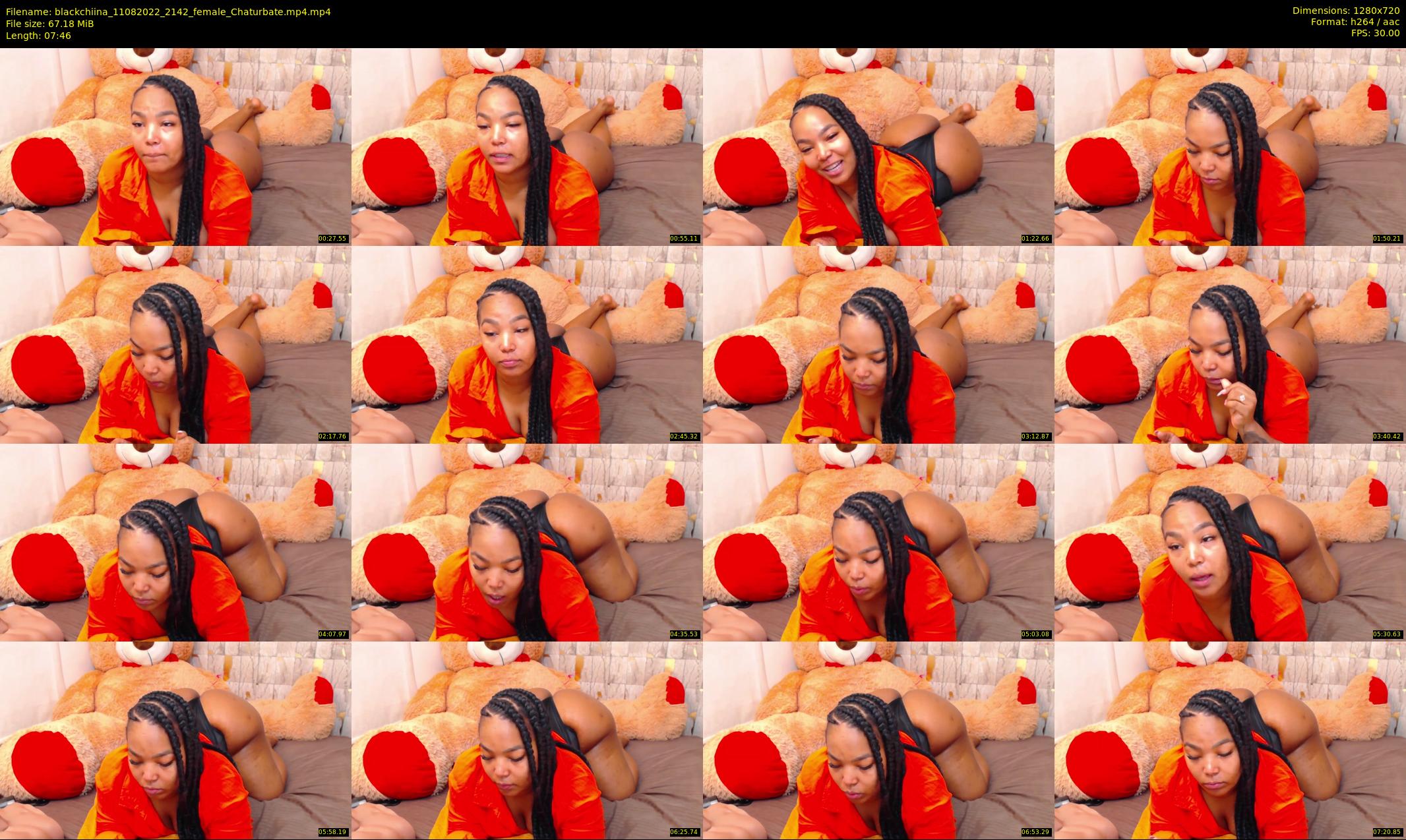 blackchiina — 8 minute Chaturbate female cam show recording, 720p, Aug 11, 2022