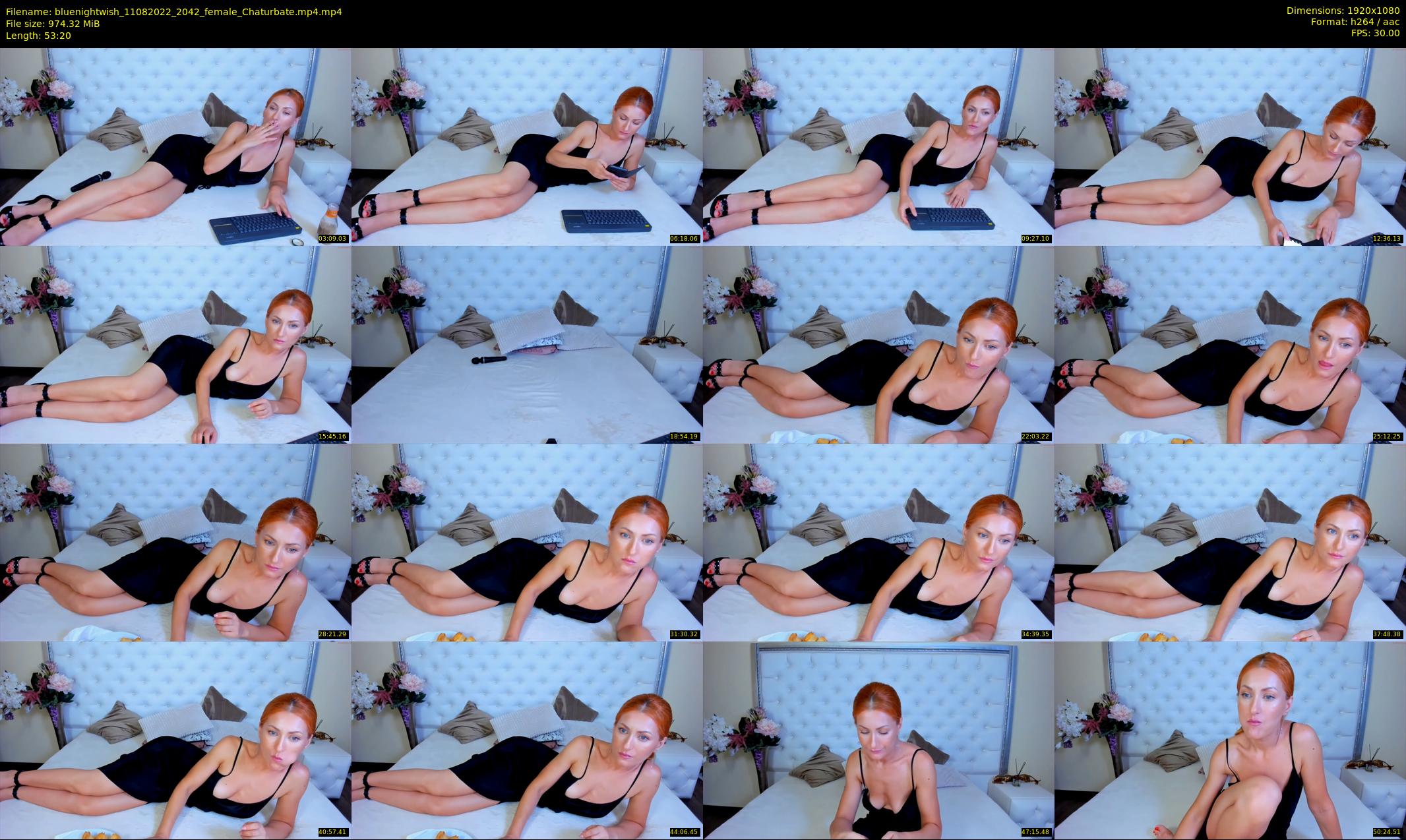 bluenightwish — 54 minute Chaturbate female cam show recording, 1080p, Aug 11, 2022