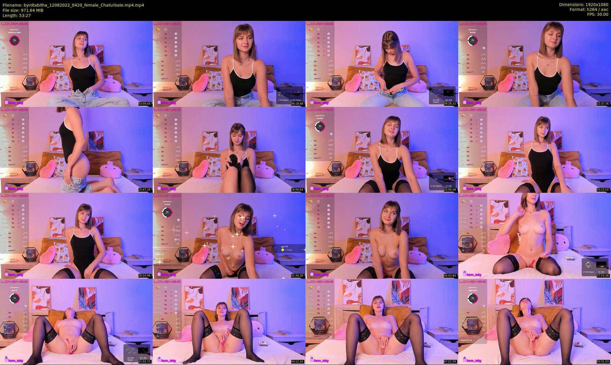 byrdtabitha — 54 minute Chaturbate female cam show recording, 1080p, Aug 12, 2022