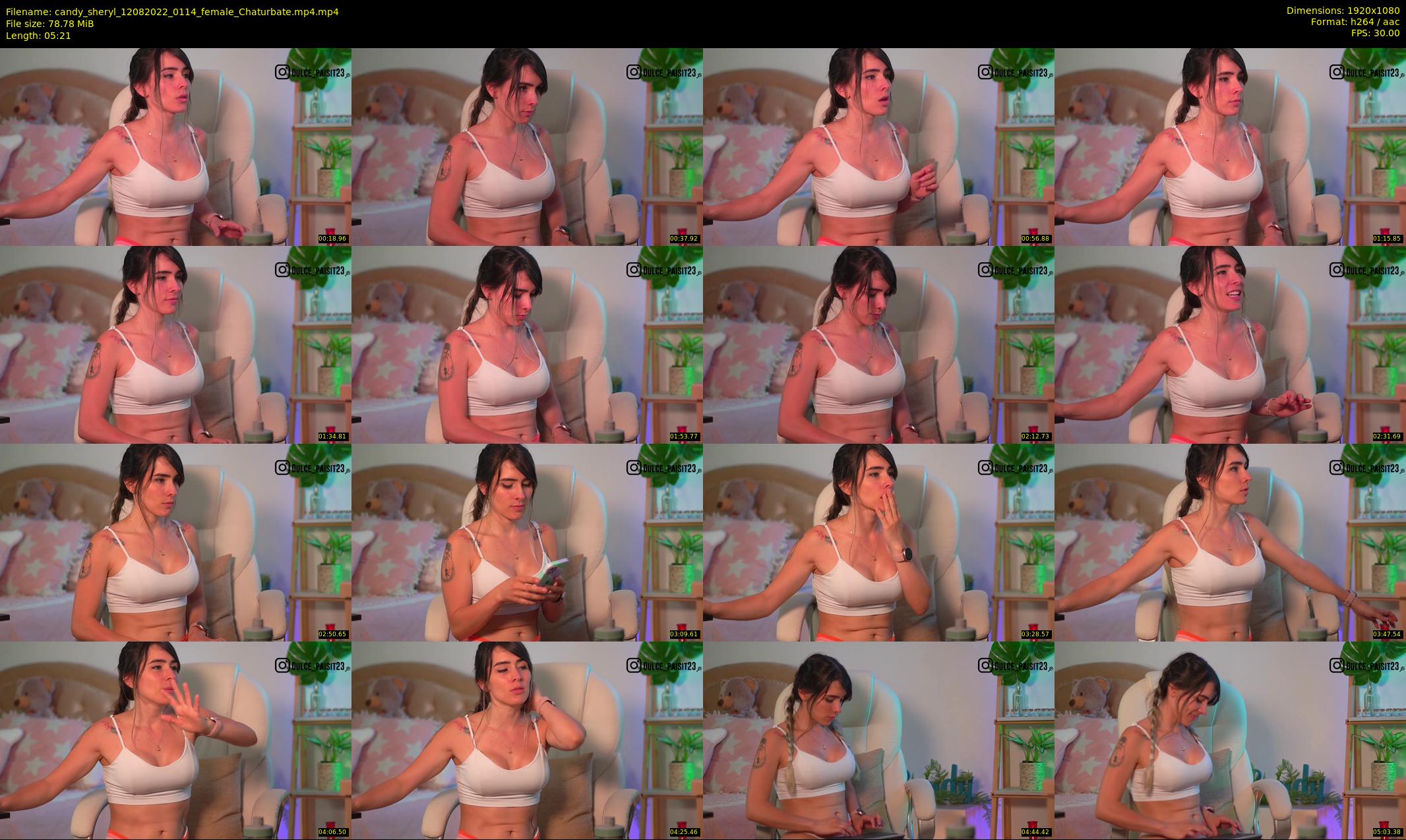candy_sheryl — 6 minute Chaturbate female cam show recording, 1080p, Aug 12, 2022
