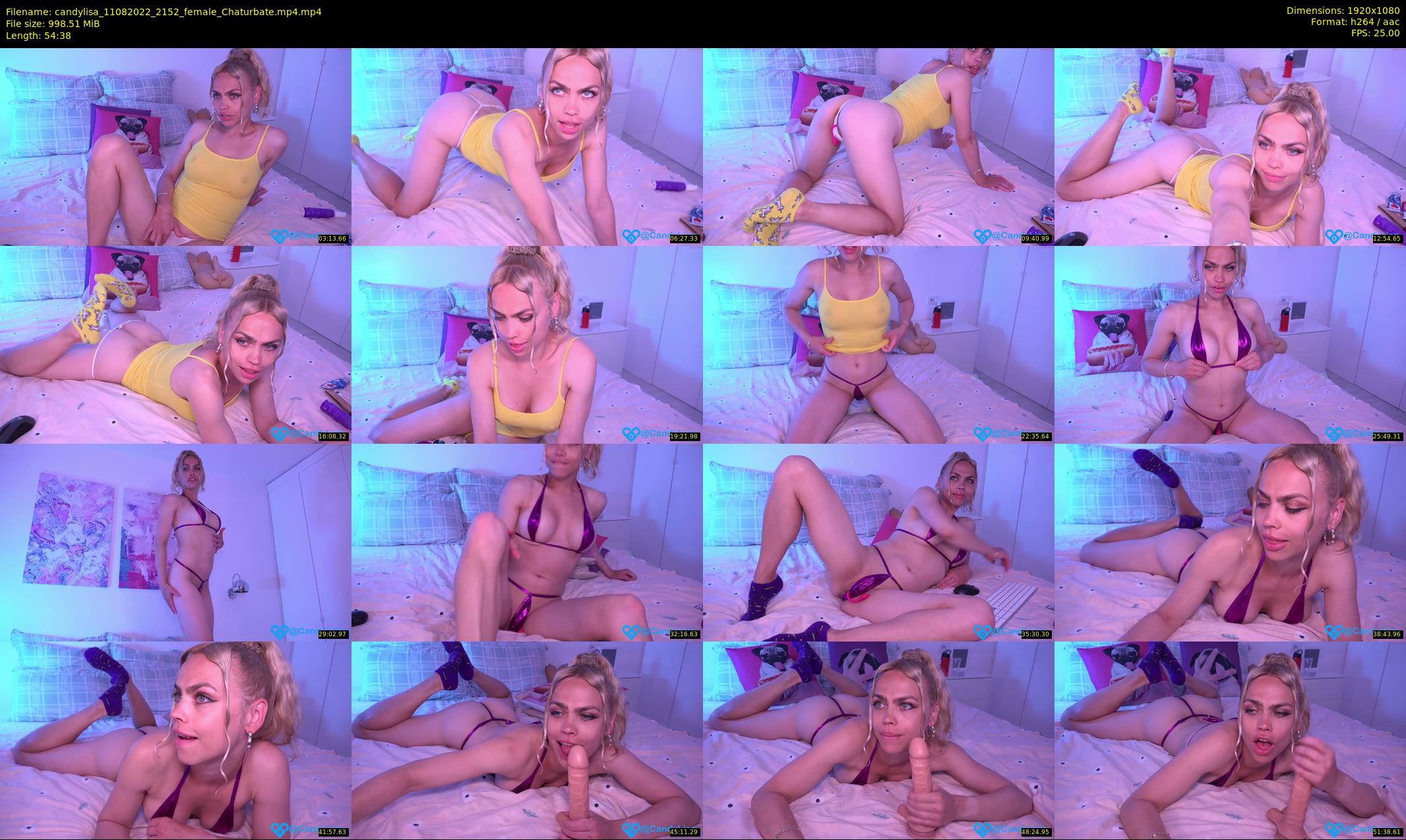 candylisa — 55 minute Chaturbate female cam show recording, 1080p, Aug 11, 2022