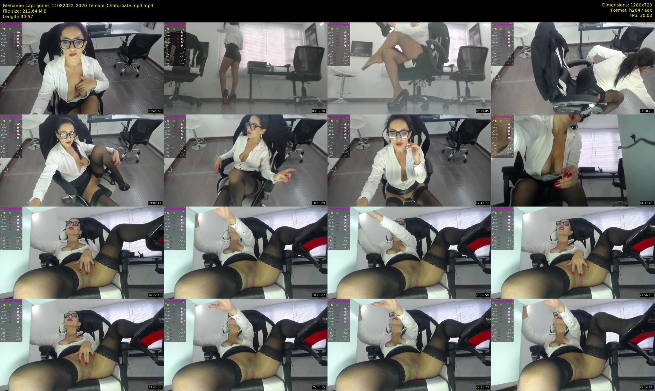 capriijones — 31 minute Chaturbate female cam show recording, 720p, Aug 11, 2022