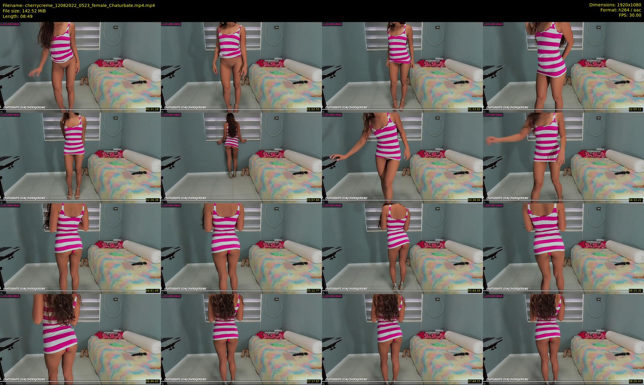 cherrycreme — 9 minute Chaturbate female cam show recording, 1080p, Aug 12, 2022