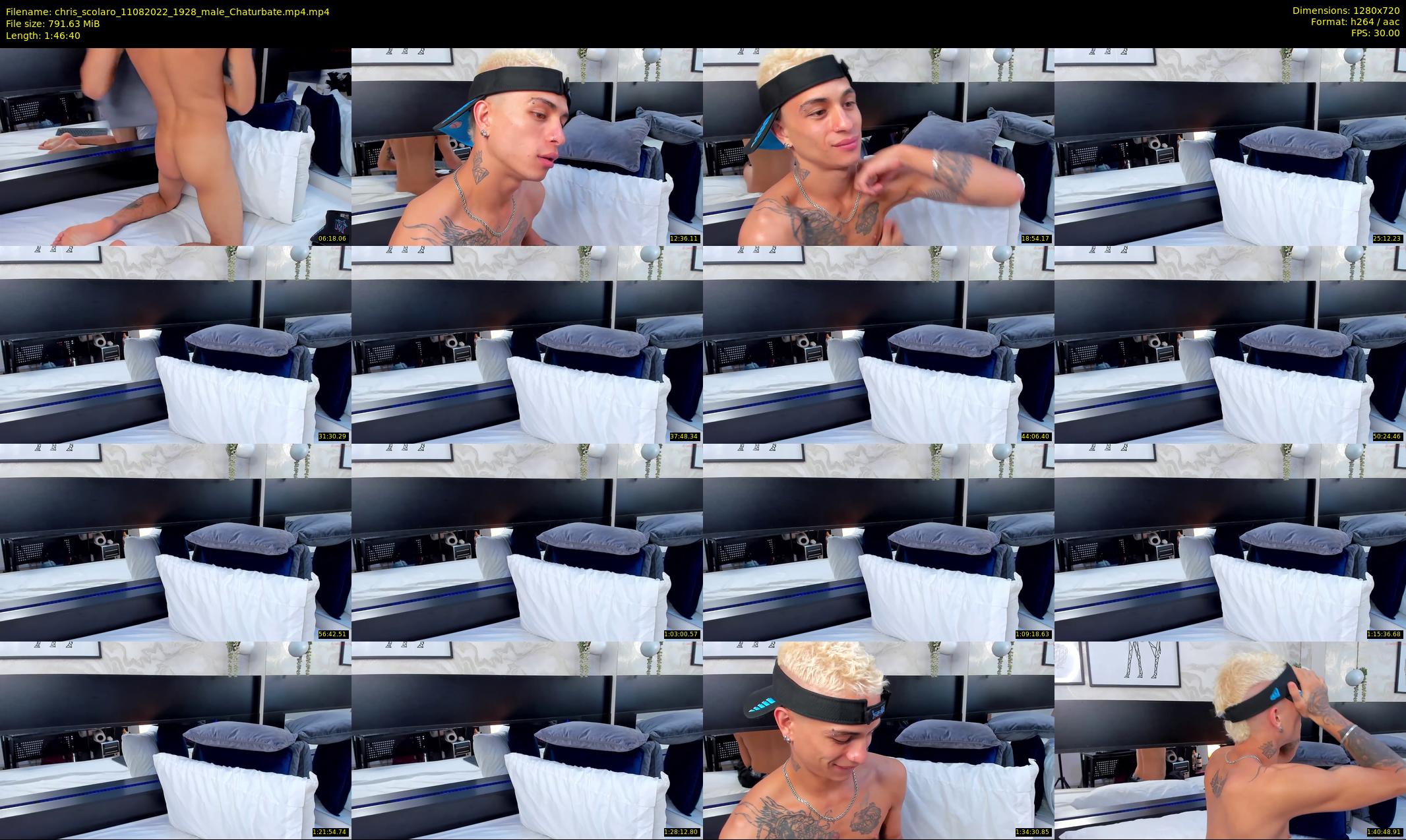 chris_scolaro — 107 minute Chaturbate male cam show recording, 720p, Aug 11, 2022