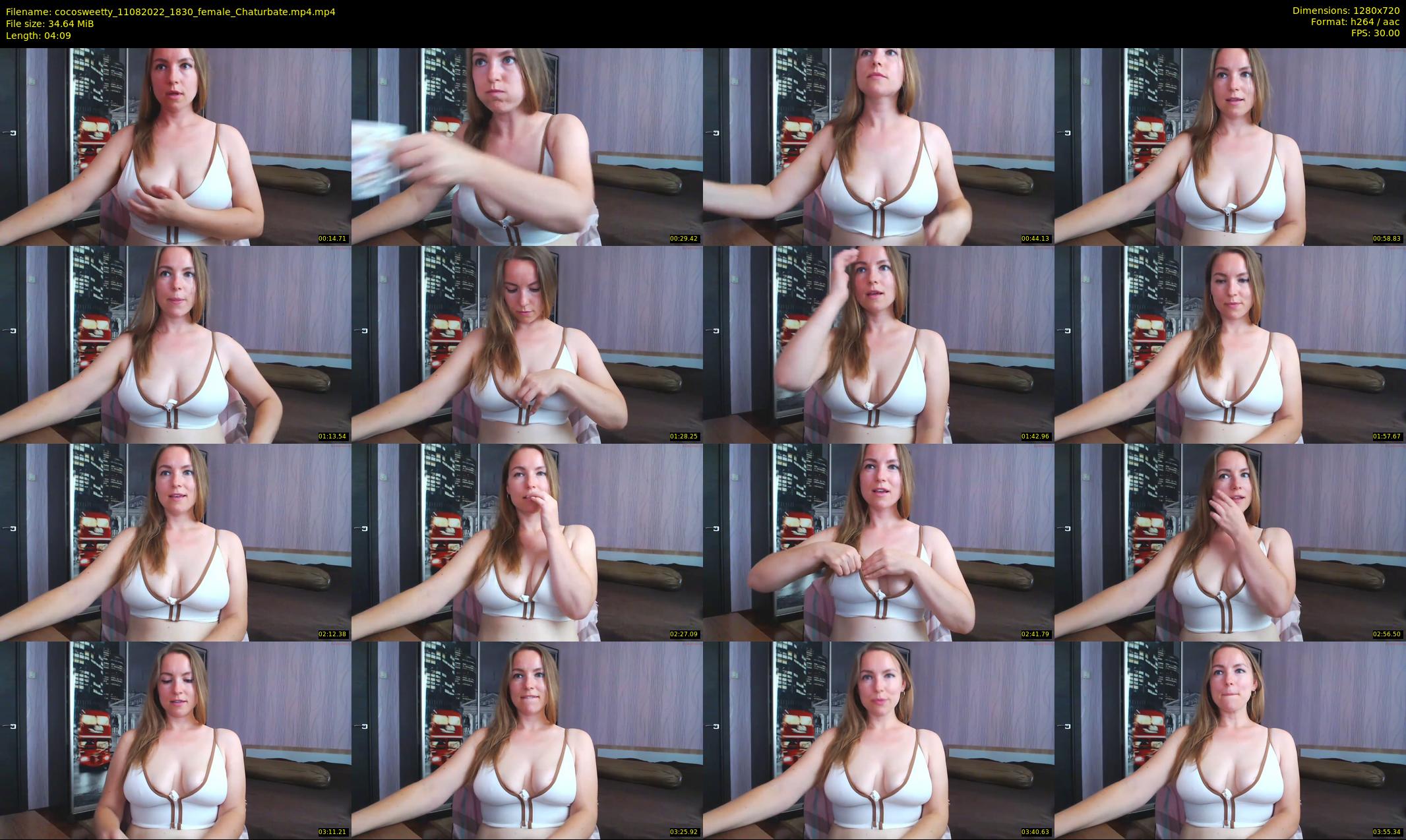 cocosweetty — 5 minute Chaturbate female cam show recording, 720p, Aug 11, 2022