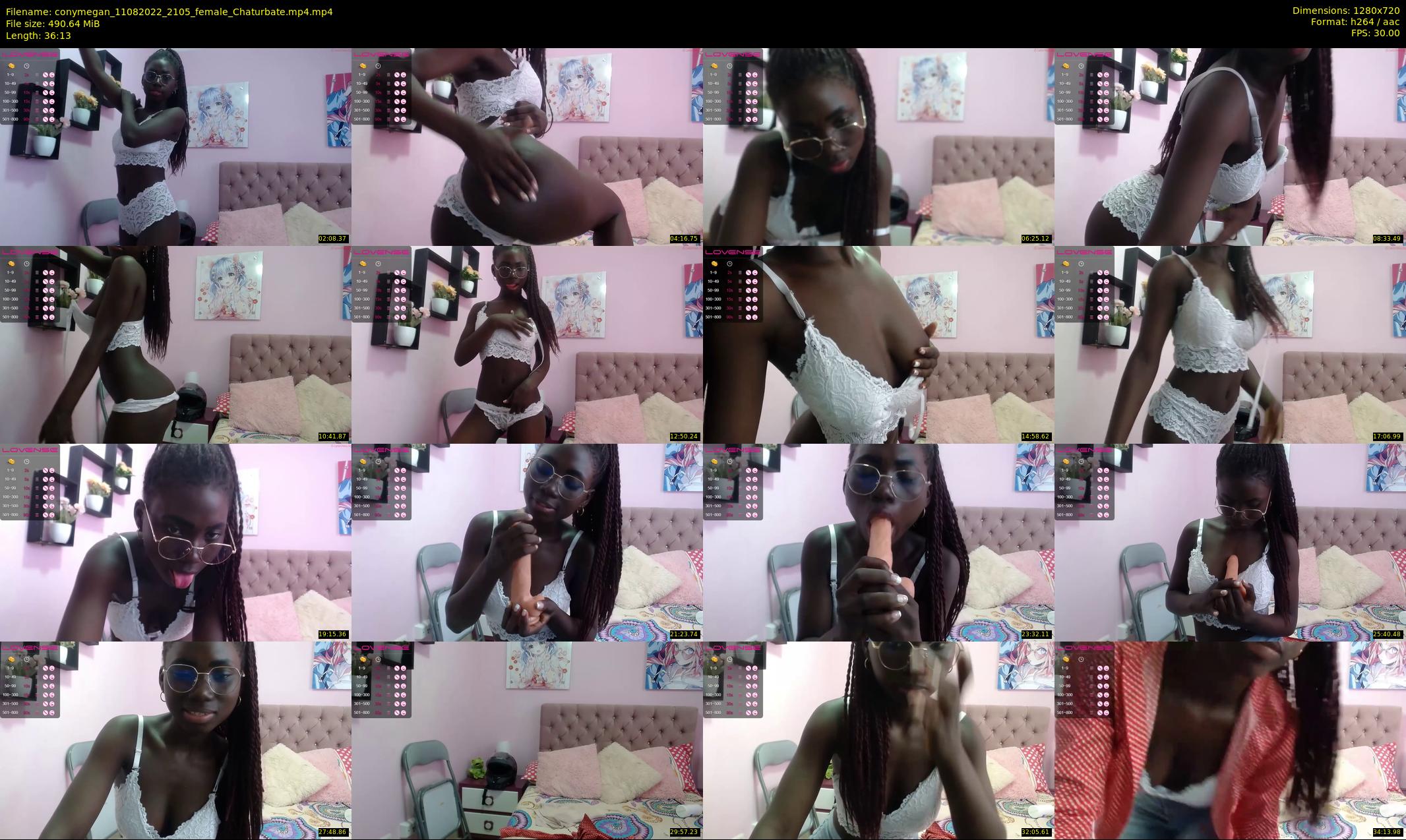 conymegan — 37 minute Chaturbate female cam show recording, 720p, Aug 11, 2022