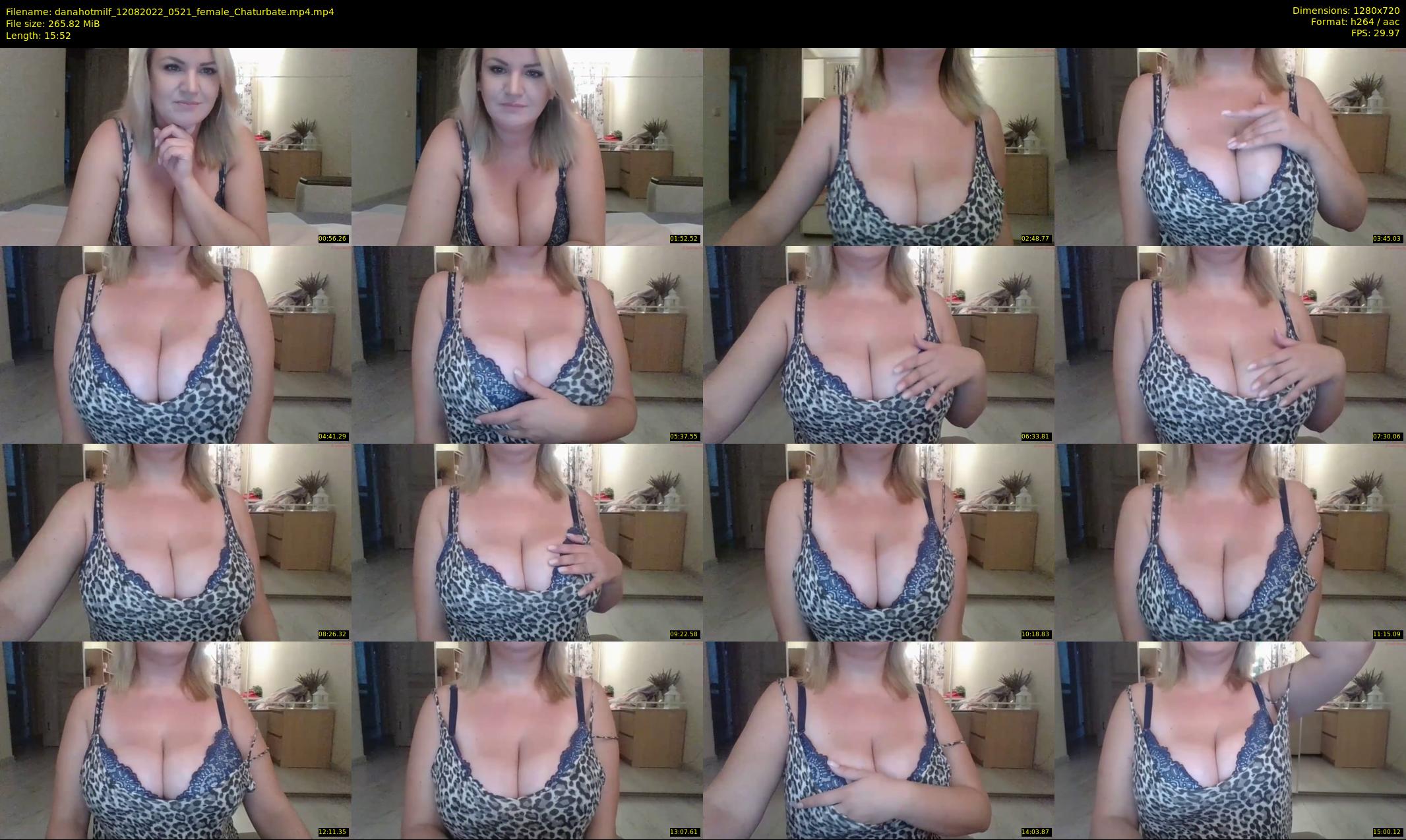 danahotmilf — 16 minute Chaturbate female cam show recording, 720p, Aug 12, 2022