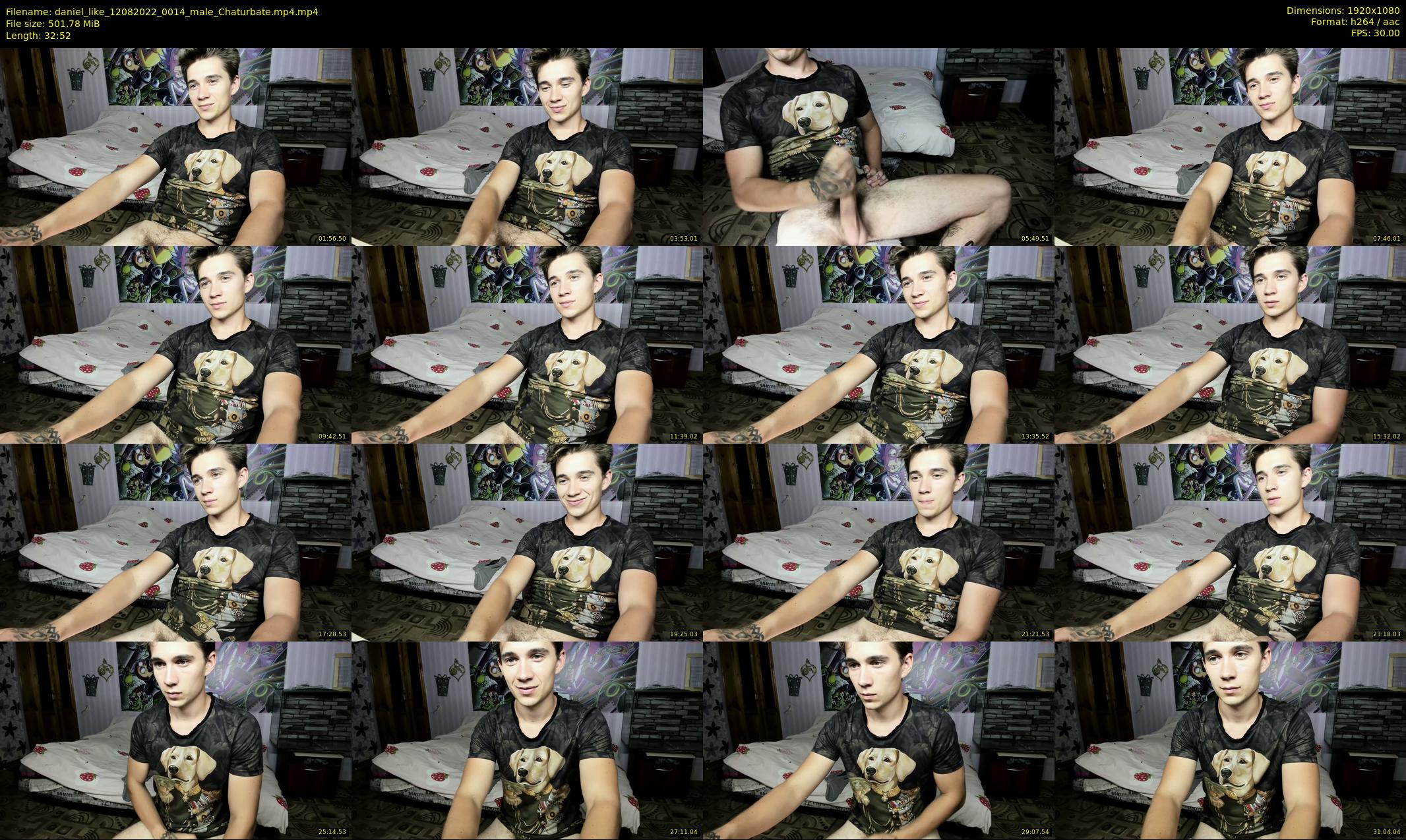 daniel_like — 33 minute Chaturbate male cam show recording, 1080p, Aug 12, 2022
