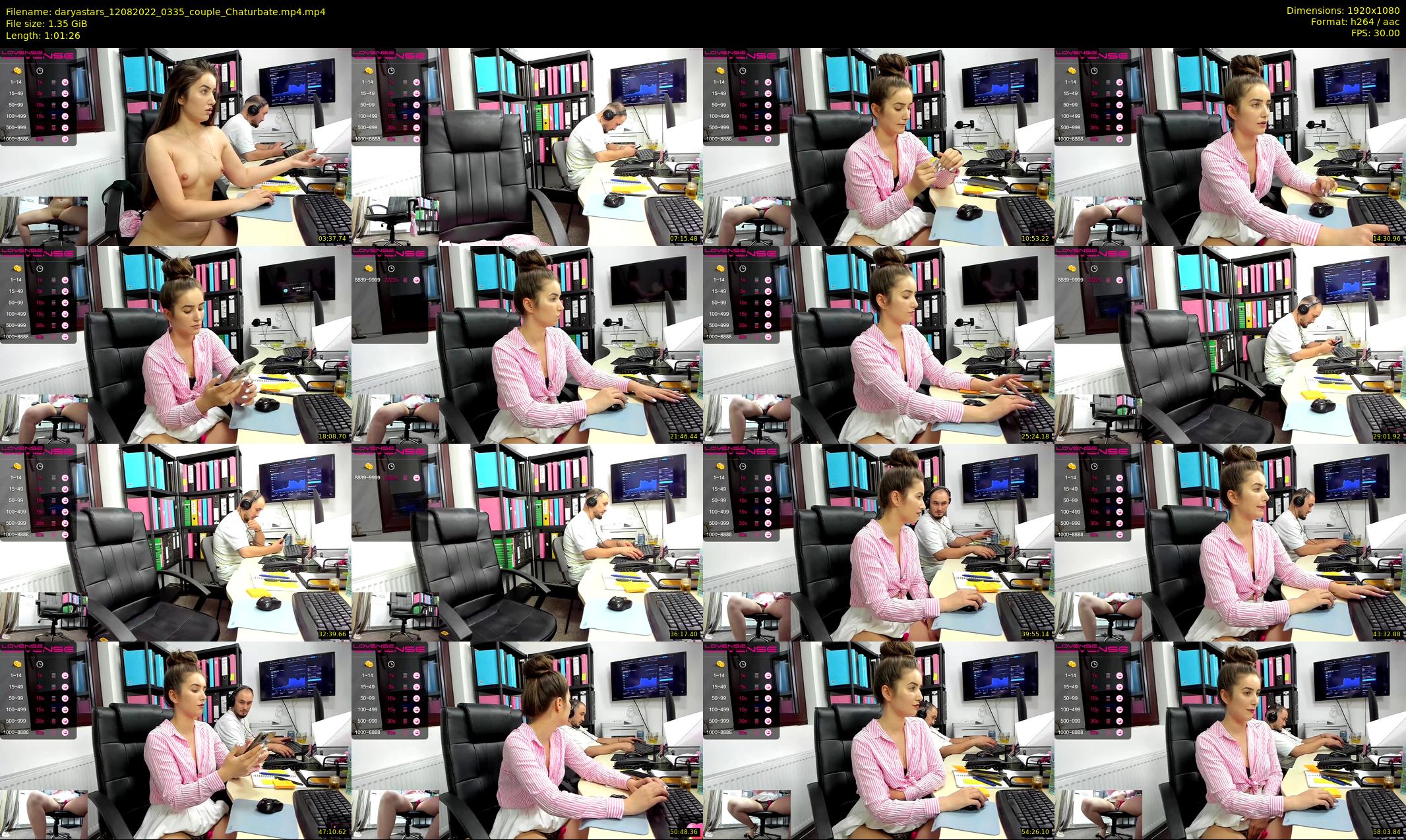 daryastars — 62 minute Chaturbate couple cam show recording, 1080p, Aug 12, 2022