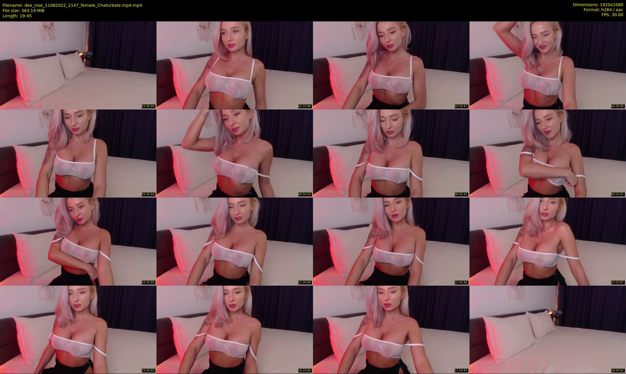 dee_nise — 20 minute Chaturbate female cam show recording, 1080p, Aug 11, 2022