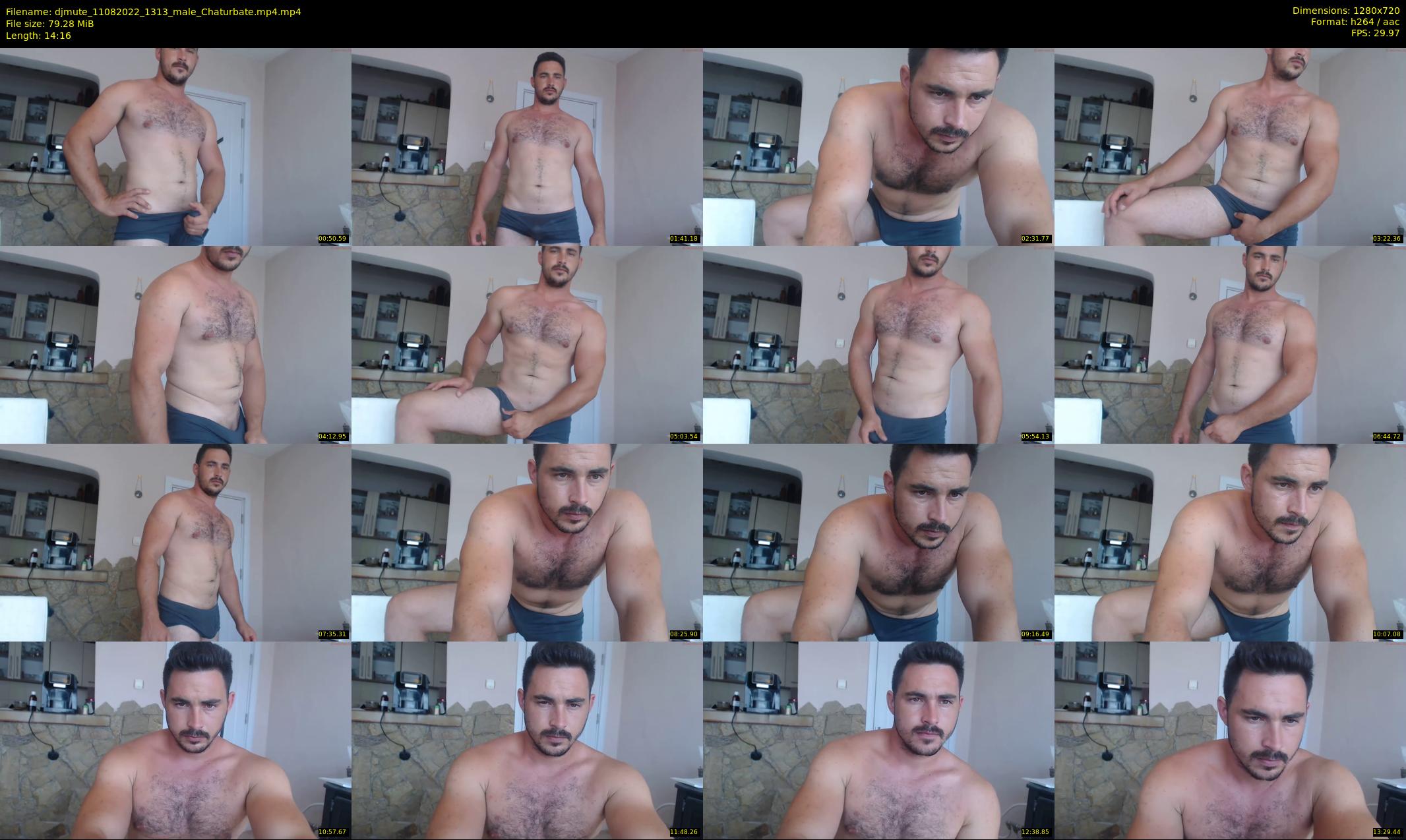 djmute — 15 minute Chaturbate male cam show recording, 720p, Aug 11, 2022