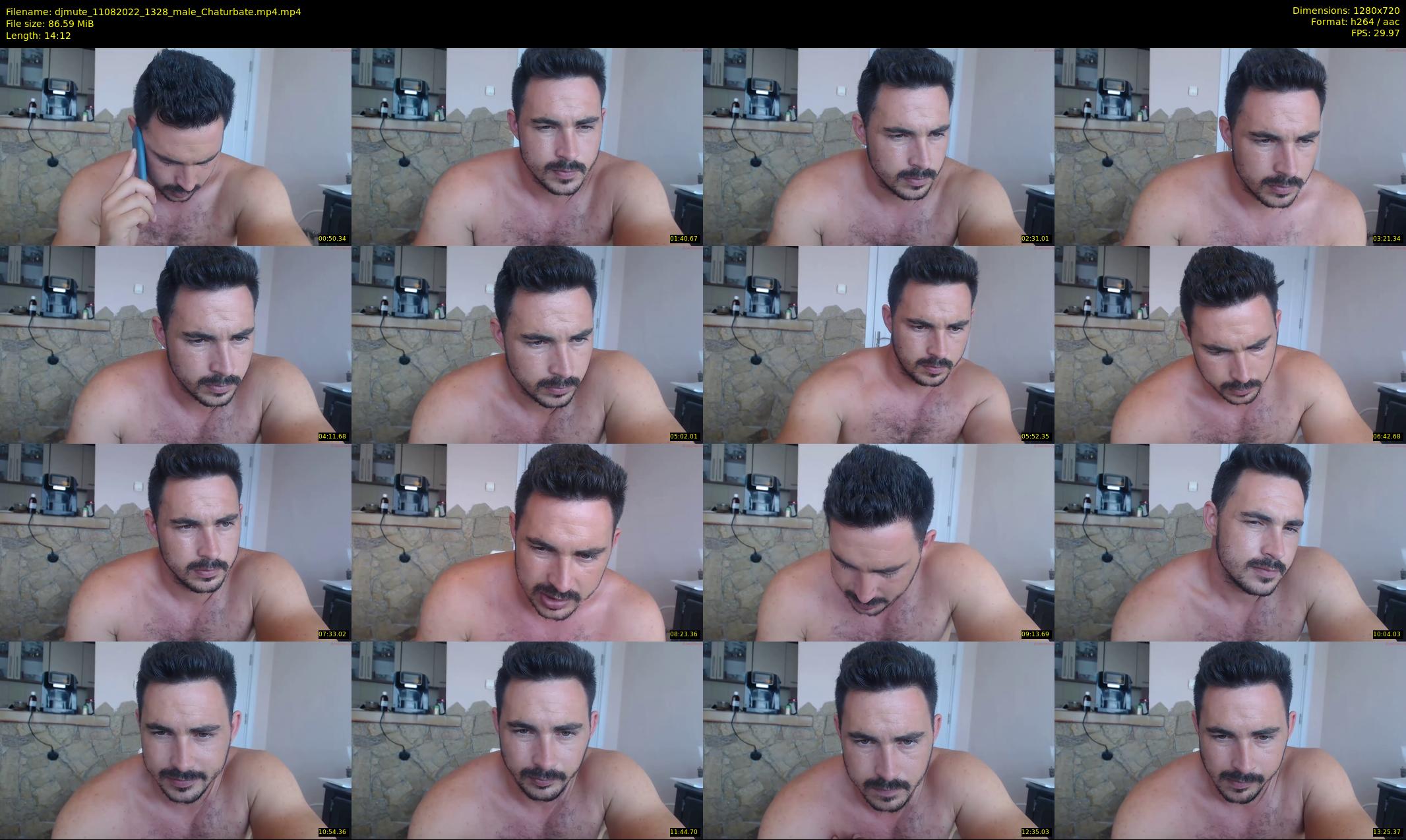 djmute — 15 minute Chaturbate male cam show recording, 720p, Aug 11, 2022