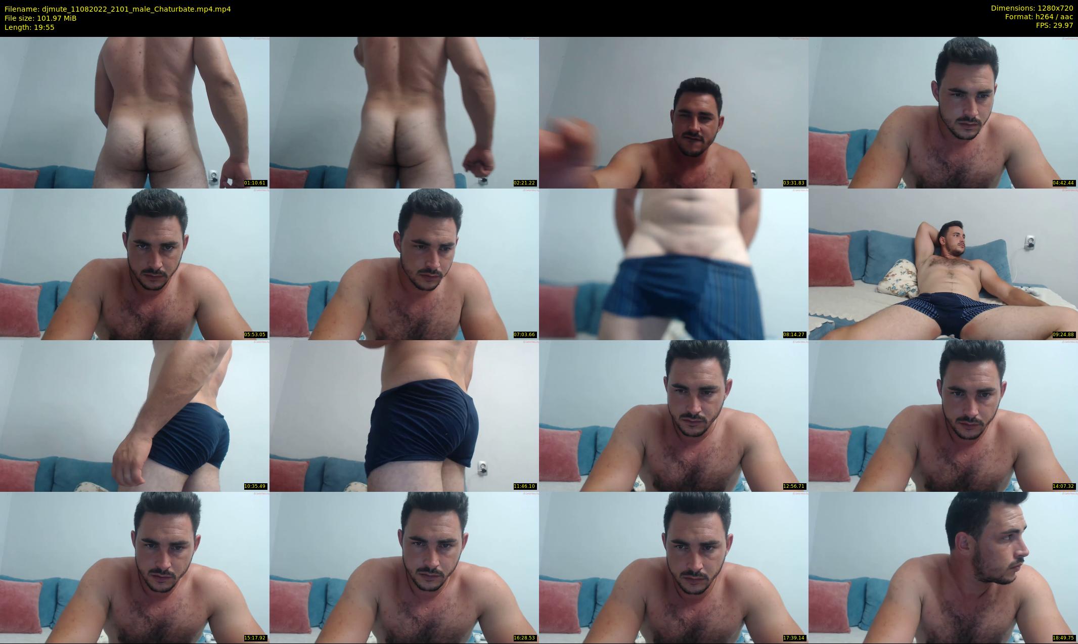djmute — 20 minute Chaturbate male cam show recording, 720p, Aug 11, 2022