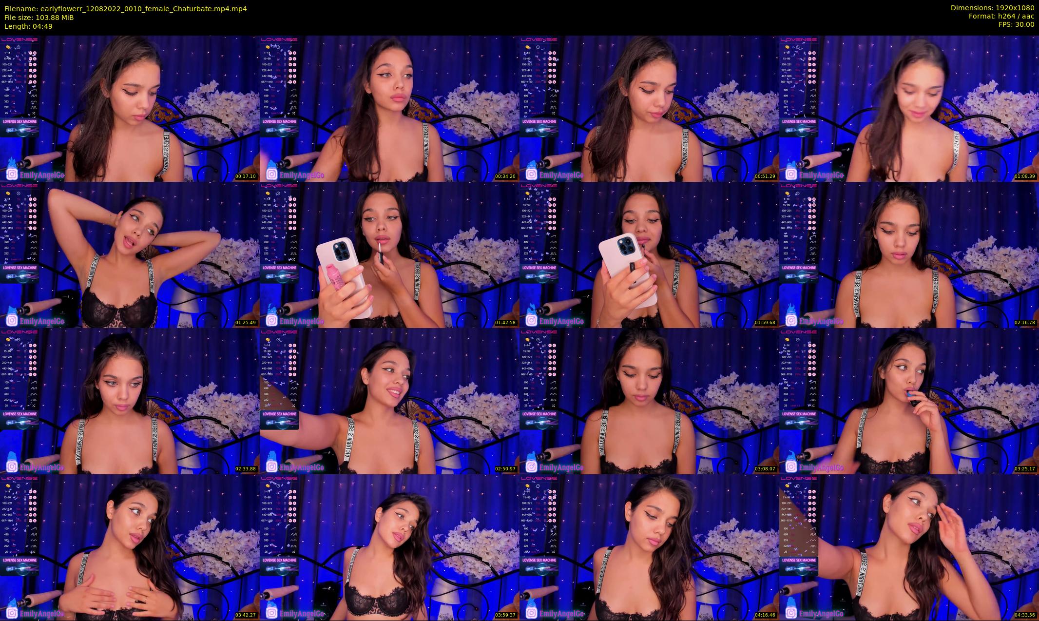 earlyflowerr — 5 minute Chaturbate female cam show recording, 1080p, Aug 12, 2022
