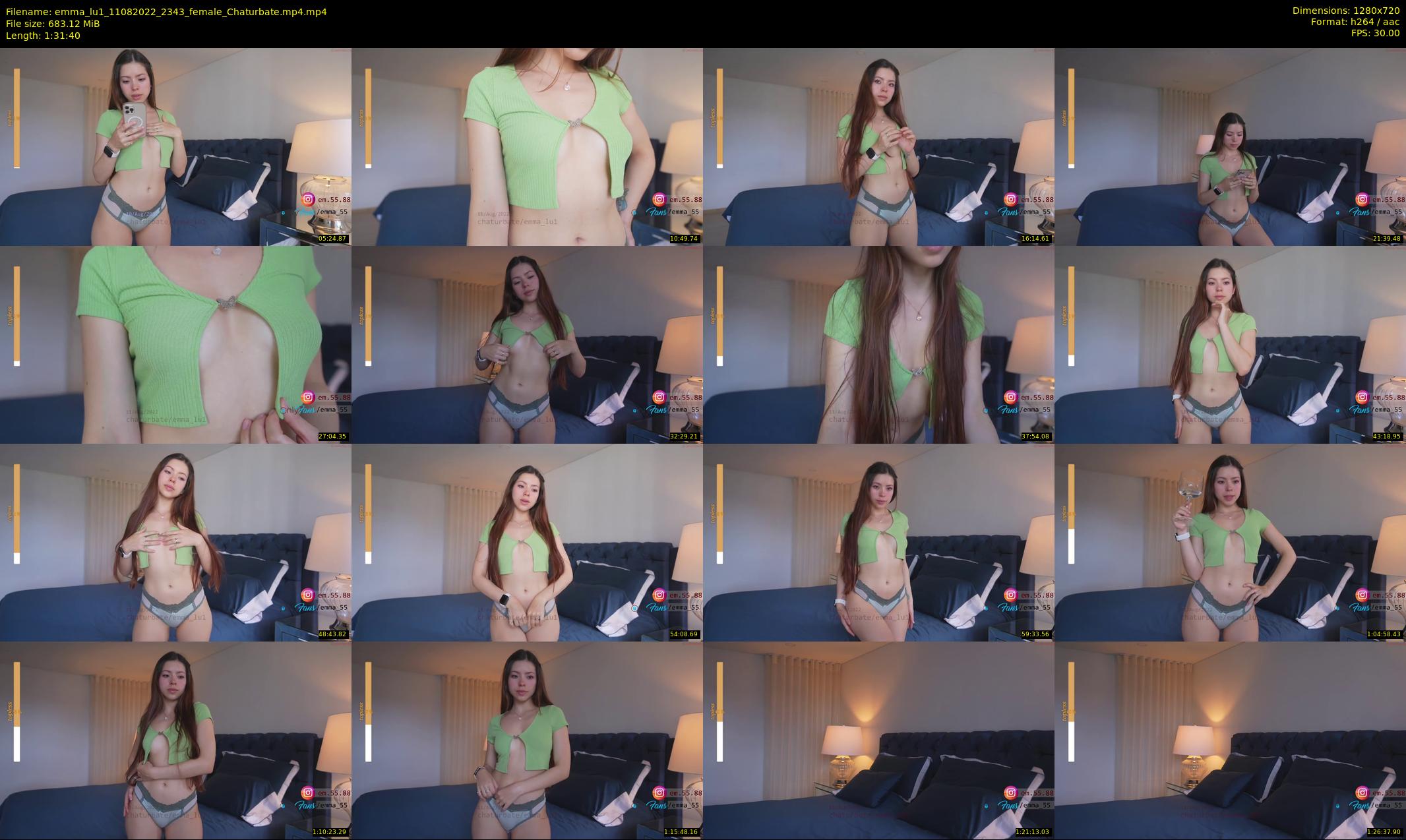 emma_lu1 — 92 minute Chaturbate female cam show recording, 720p, Aug 11, 2022