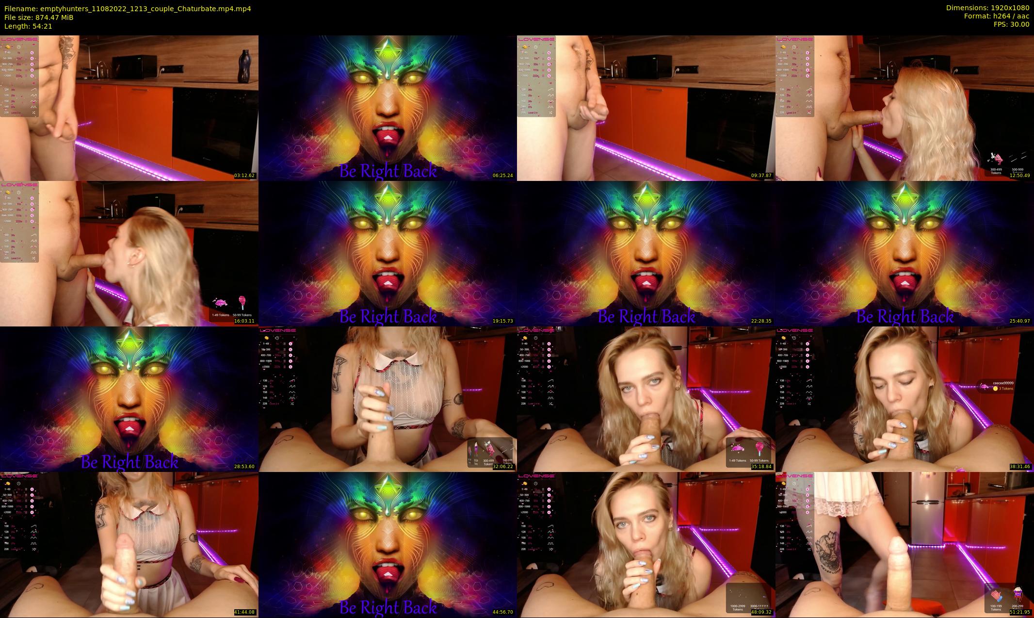 emptyhunters — 55 minute Chaturbate couple cam show recording, 1080p, Aug 11, 2022