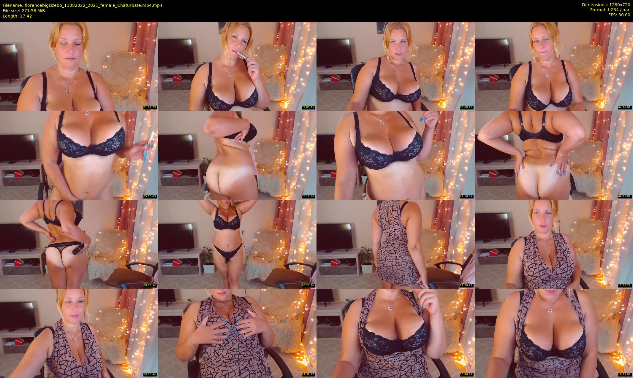 florencebigsizebb — 18 minute Chaturbate female cam show recording, 720p, Aug 11, 2022