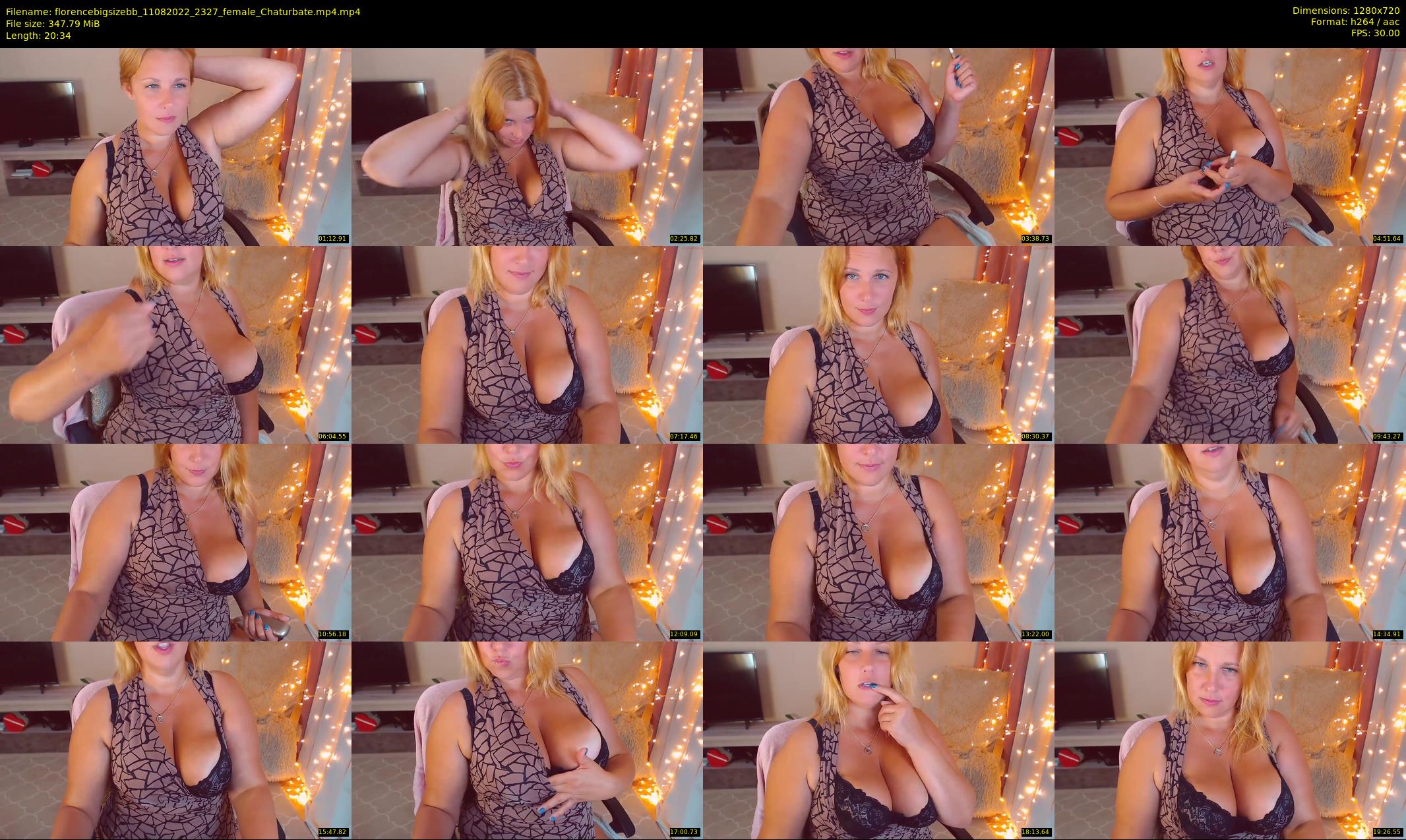 florencebigsizebb — 21 minute Chaturbate female cam show recording, 720p, Aug 11, 2022
