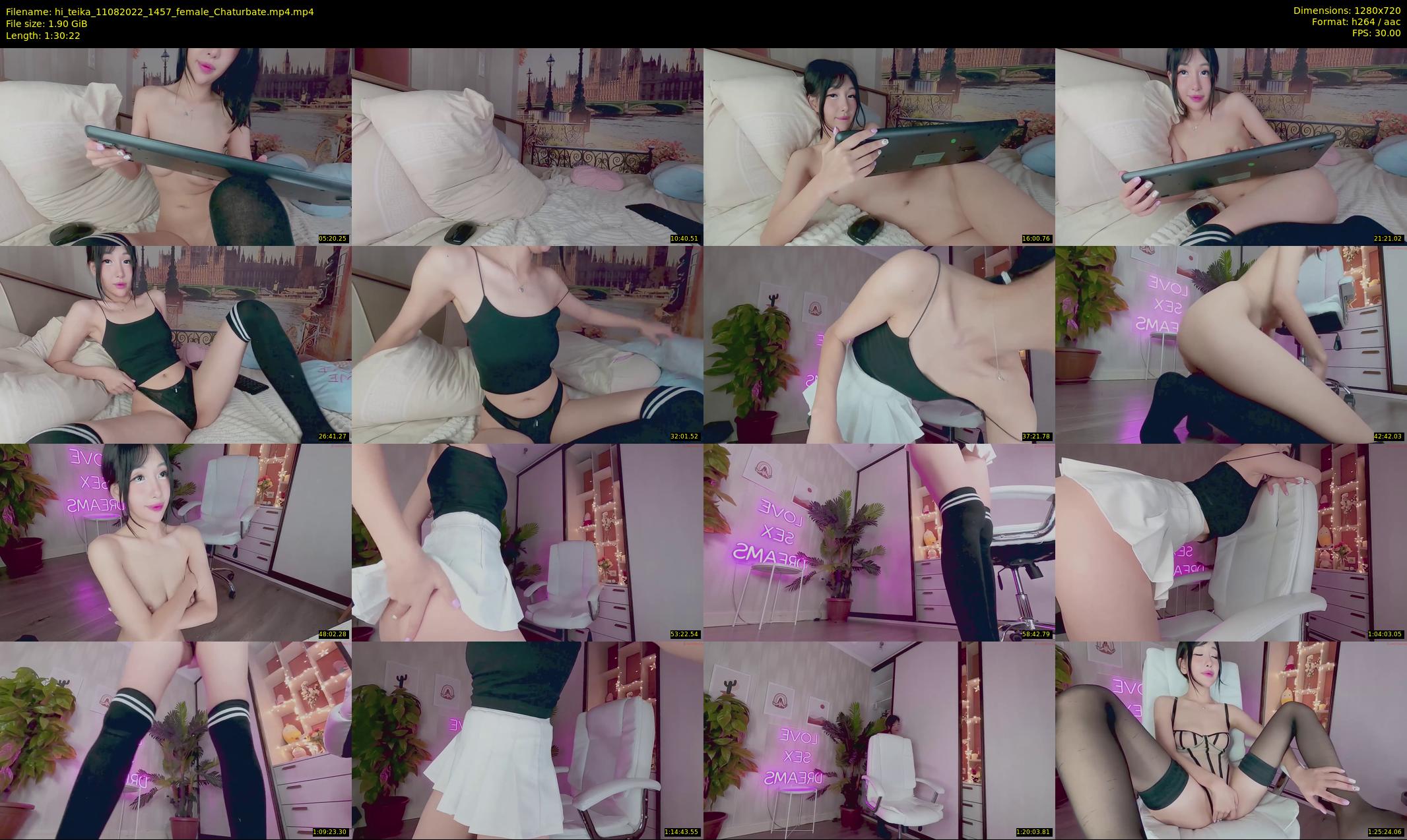 hi_teika — 91 minute Chaturbate female cam show recording, 720p, Aug 11, 2022