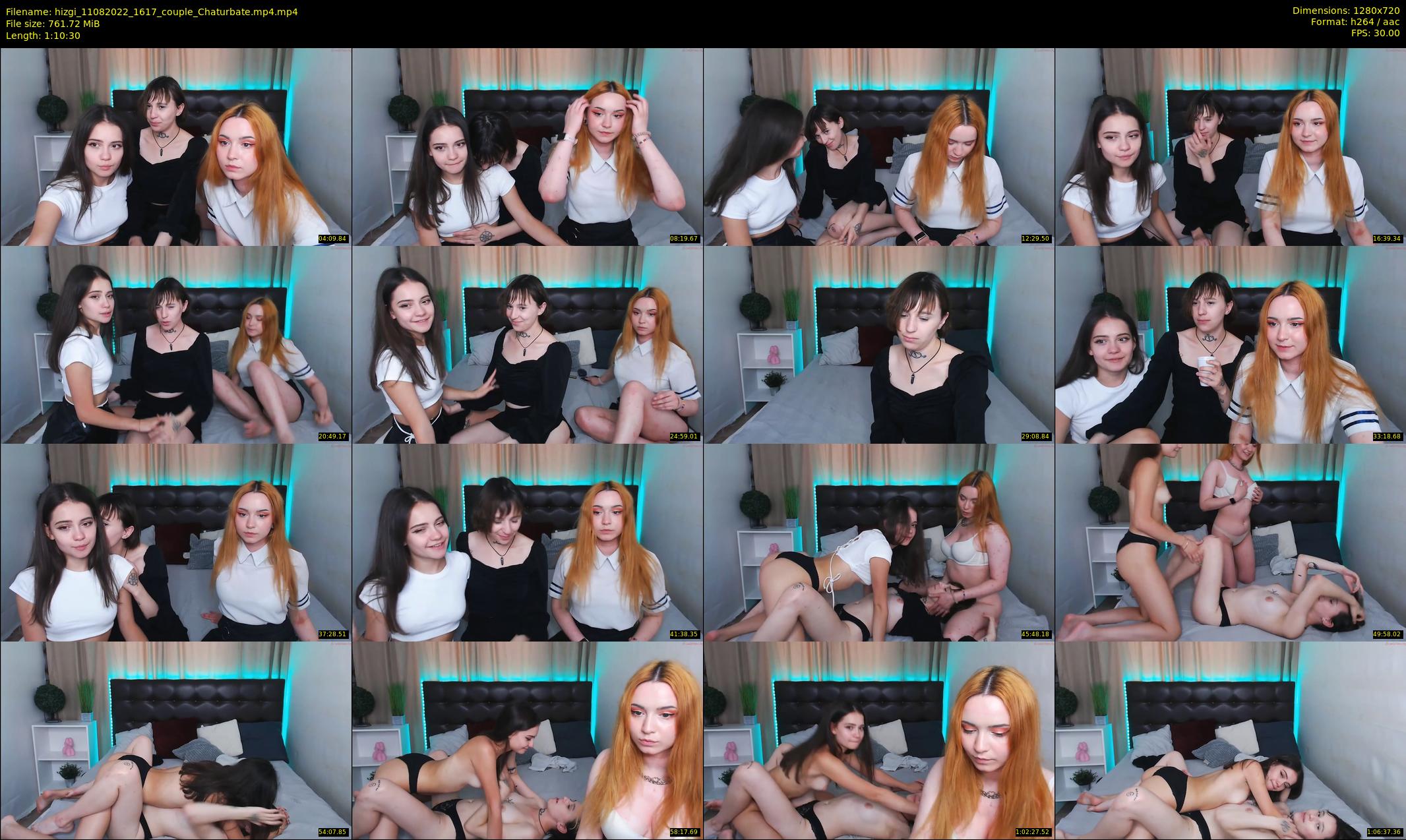 hizgi — 71 minute Chaturbate couple cam show recording, 720p, Aug 11, 2022