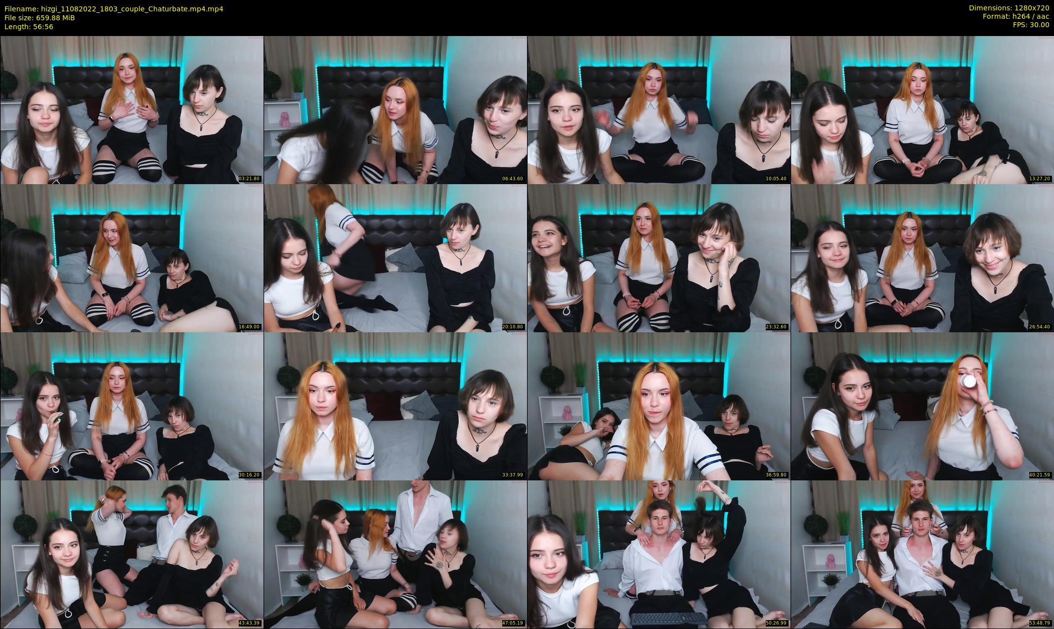 hizgi — 57 minute Chaturbate couple cam show recording, 720p, Aug 11, 2022