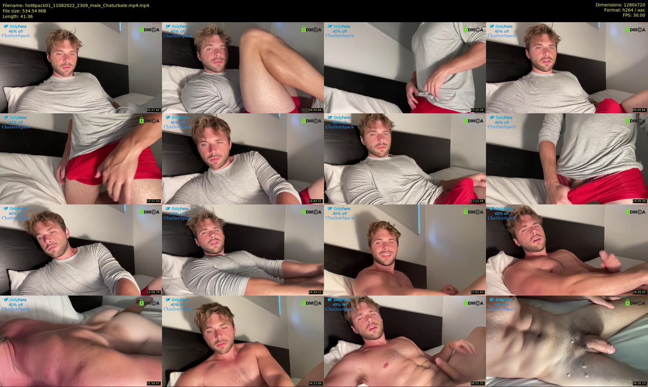 hot8pack01 — 42 minute Chaturbate male cam show recording, 720p, Aug 11, 2022