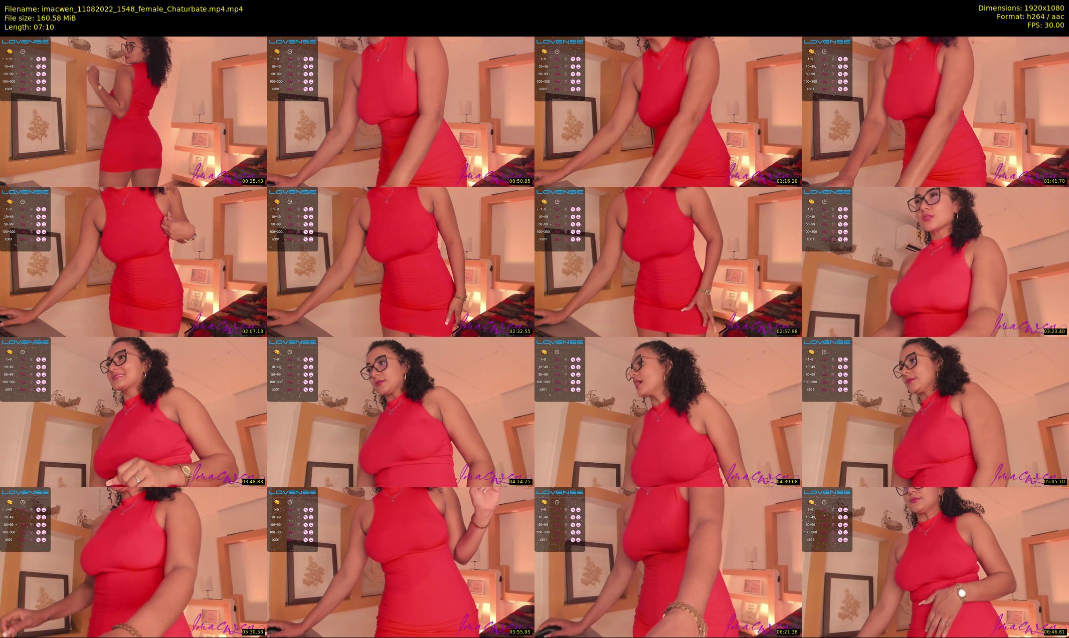 imacwen — 8 minute Chaturbate female cam show recording, 1080p, Aug 11, 2022