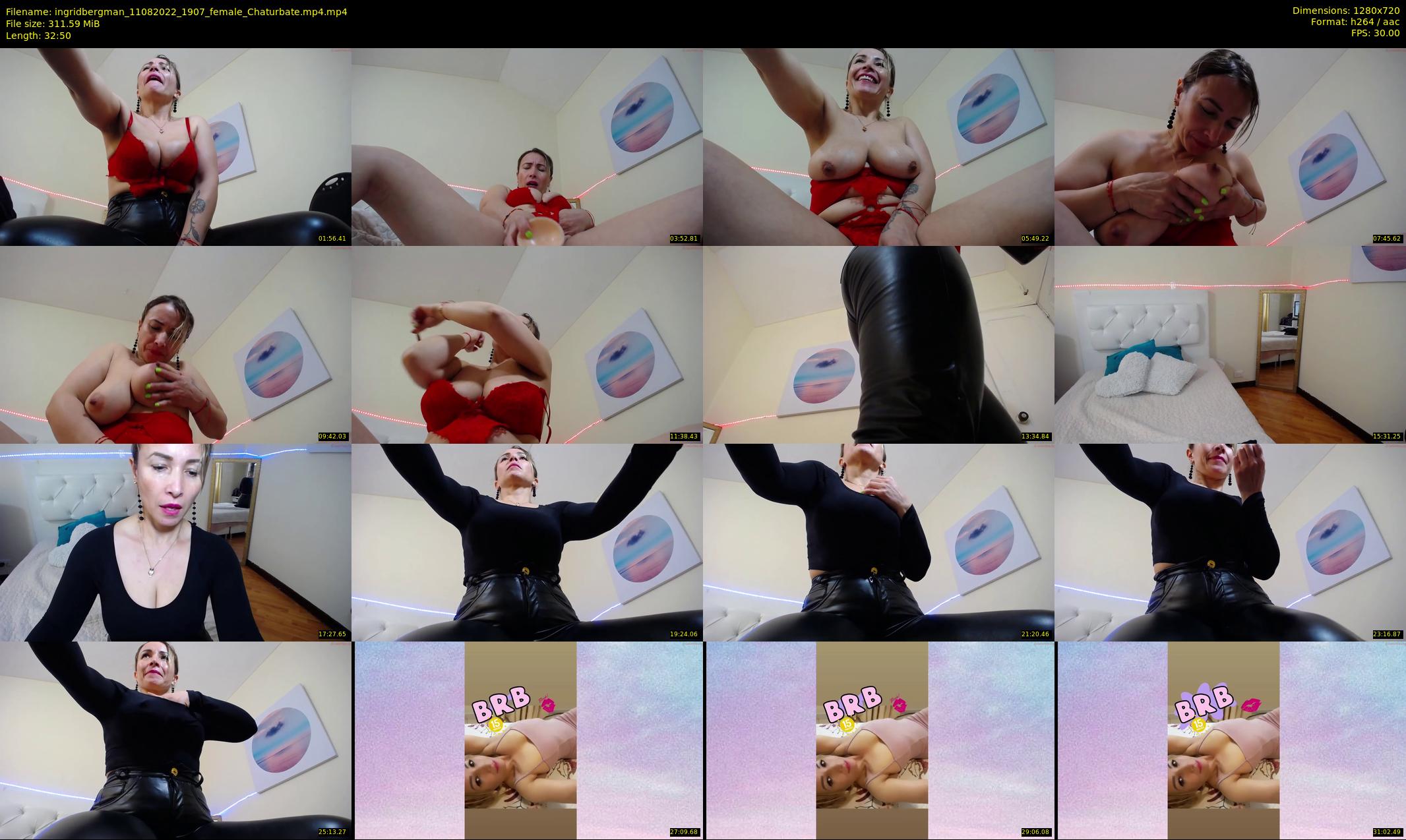 ingridbergman — 33 minute Chaturbate female cam show recording, 720p, Aug 11, 2022