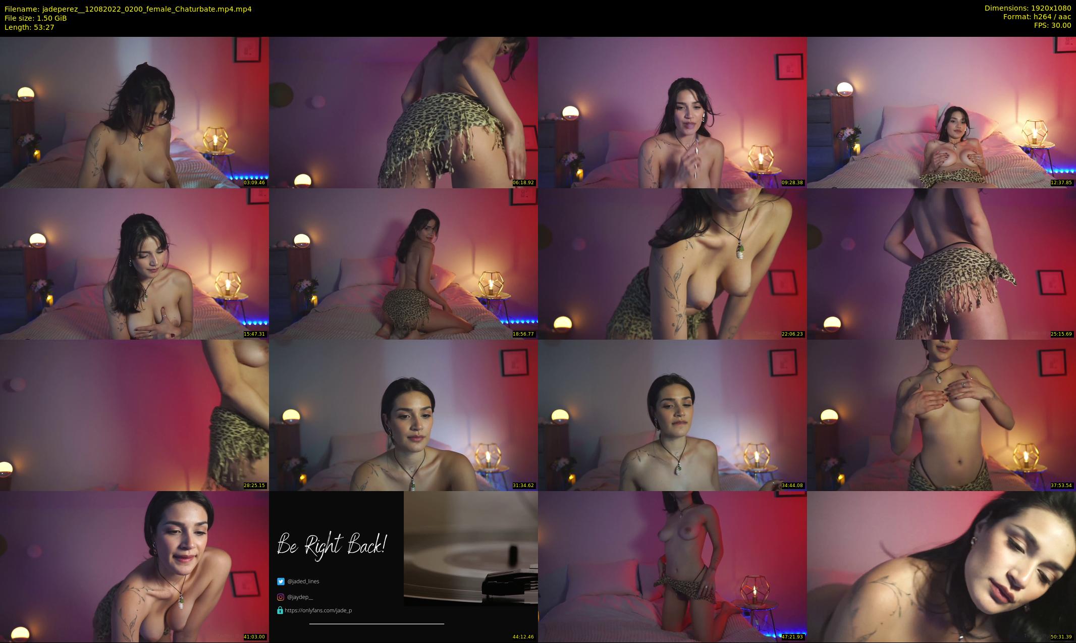 jadeperez_ — 54 minute Chaturbate female cam show recording, 1080p, Aug 12, 2022