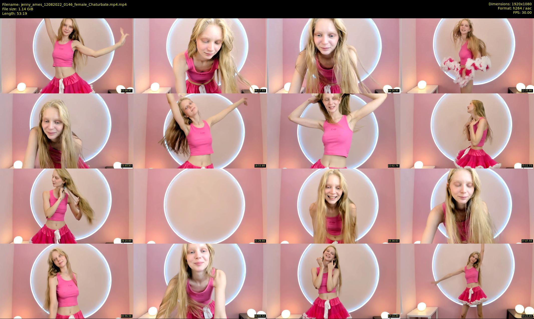 jenny_ames — 54 minute Chaturbate female cam show recording, 1080p, Aug 12, 2022