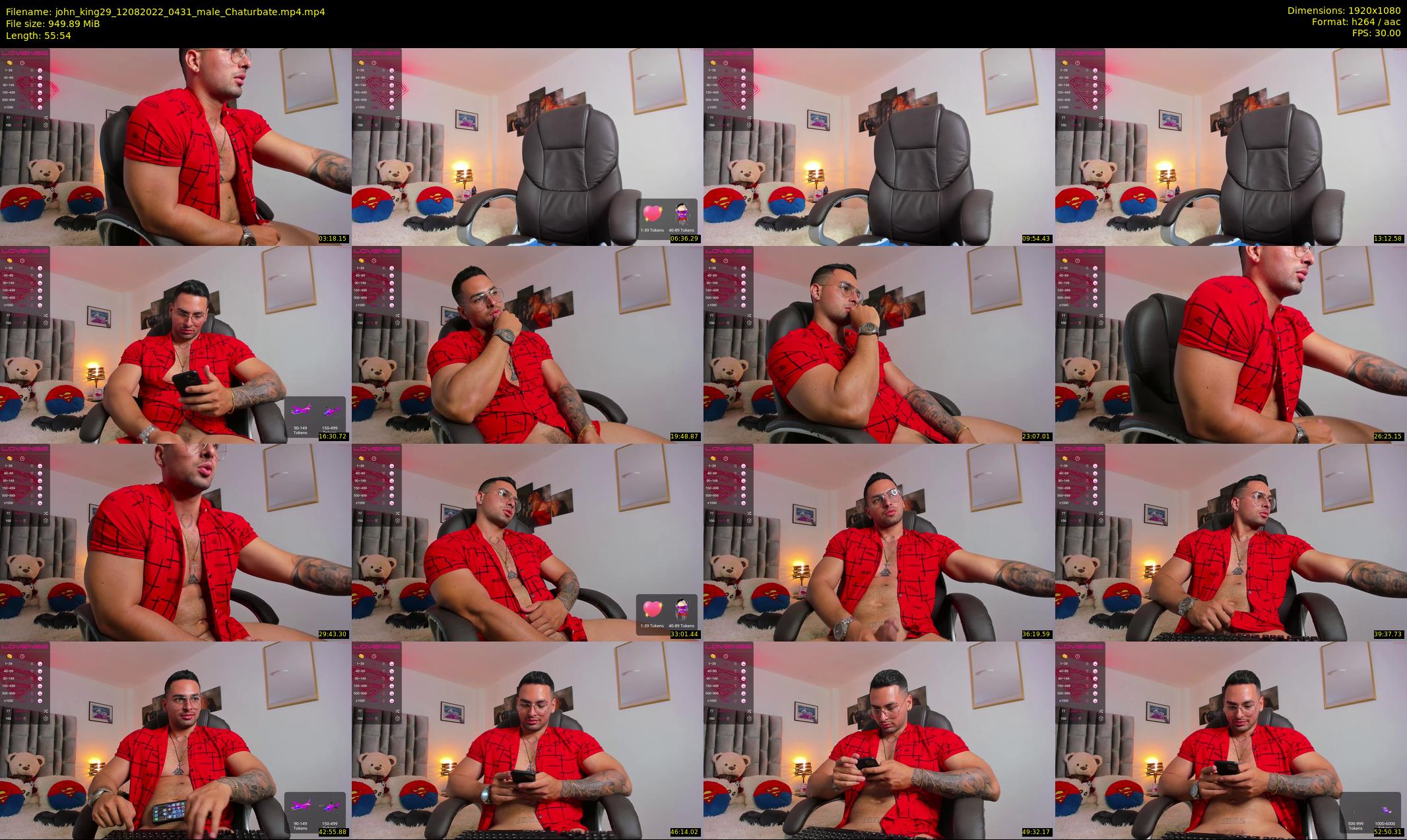 john_king29 — 56 minute Chaturbate male cam show recording, 1080p, Aug 12, 2022