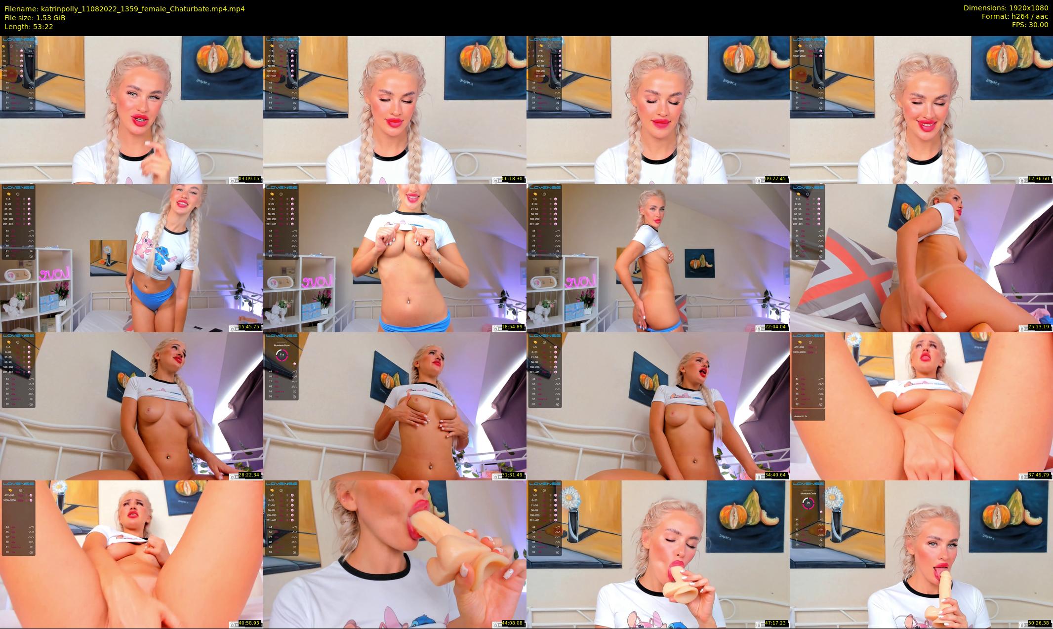 katrinpolly — 54 minute Chaturbate couple cam show recording, 1080p, Aug 11, 2022