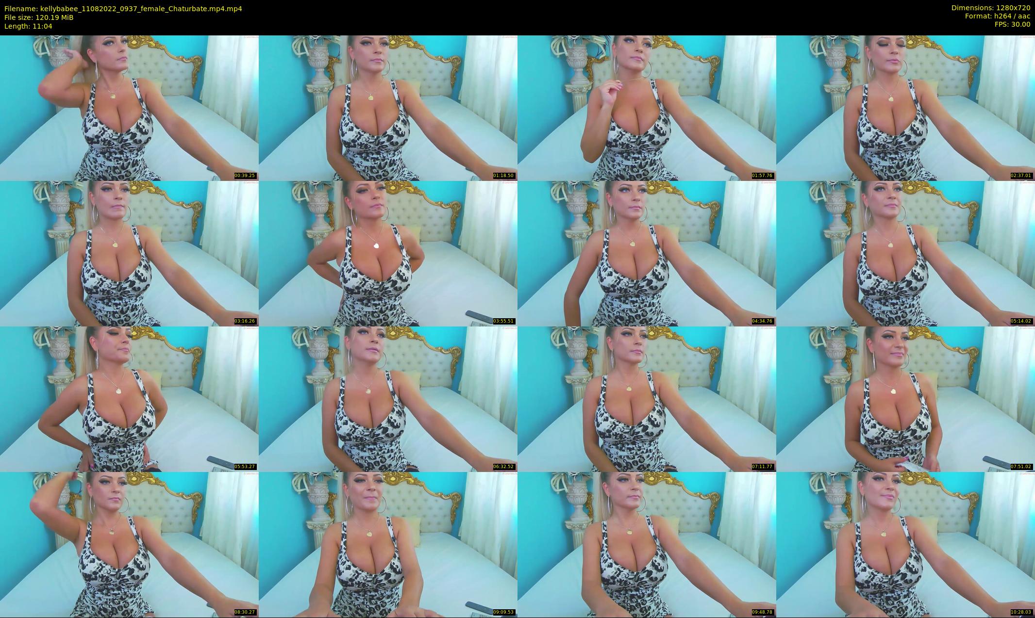 kellybabee — 12 minute Chaturbate female cam show recording, 720p, Aug 11, 2022