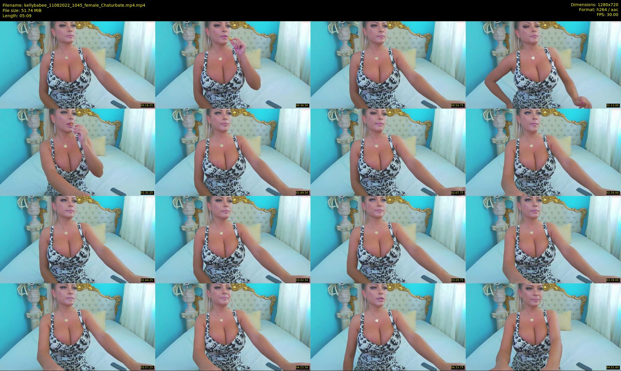 kellybabee — 6 minute Chaturbate female cam show recording, 720p, Aug 11, 2022