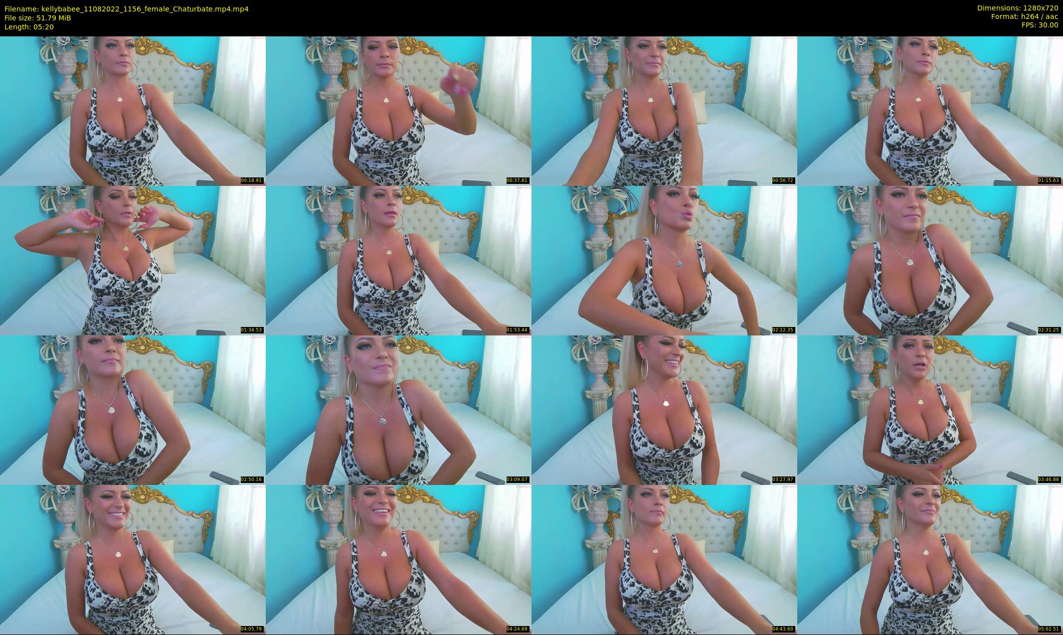 kellybabee — 6 minute Chaturbate female cam show recording, 720p, Aug 11, 2022