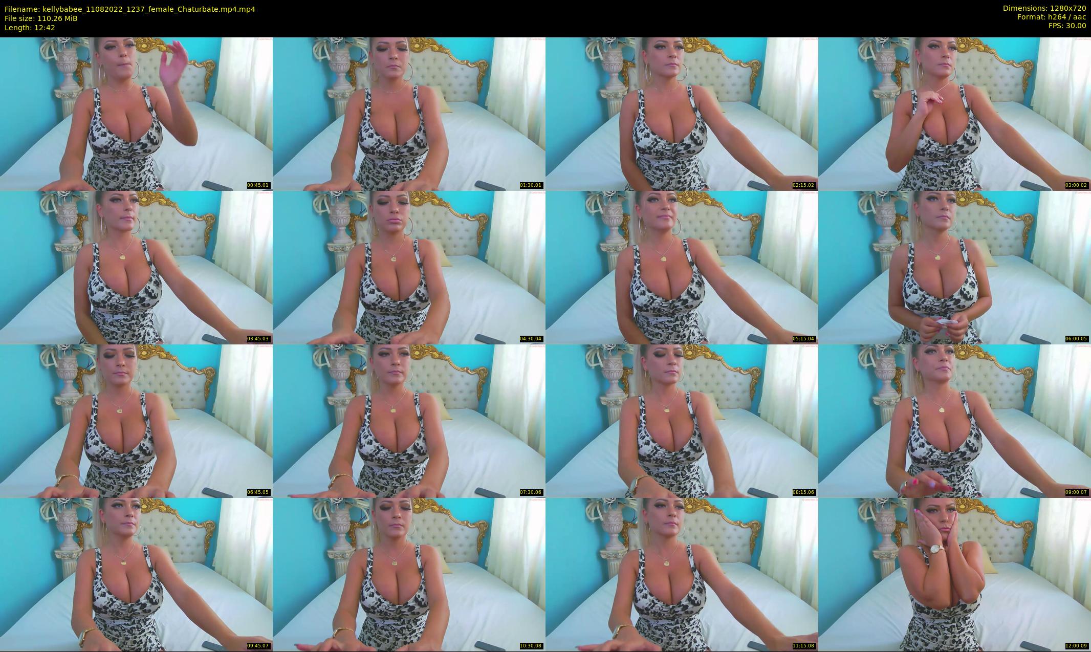 kellybabee — 13 minute Chaturbate female cam show recording, 720p, Aug 11, 2022