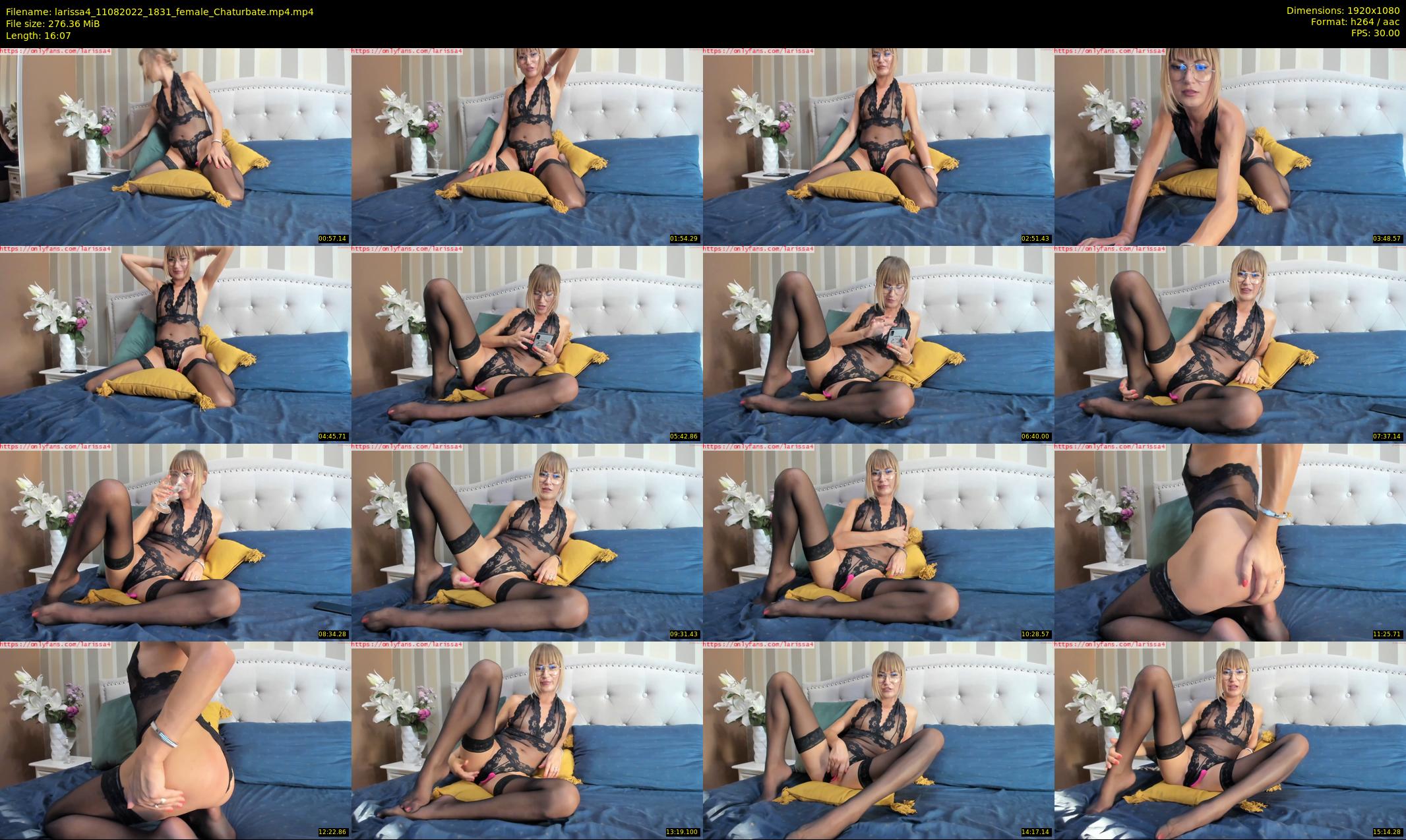 larissa4 — 17 minute Chaturbate female cam show recording, 1080p, Aug 11, 2022
