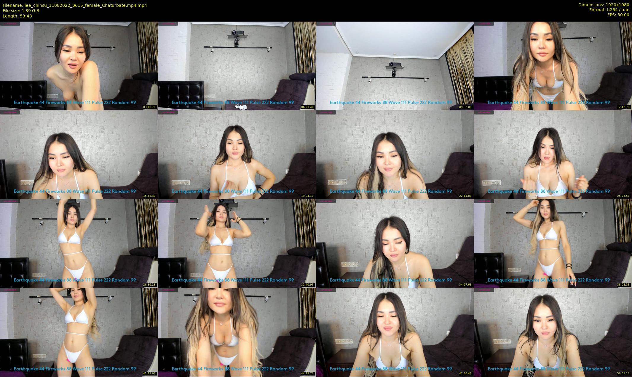 lee_chinsu — 54 minute Chaturbate female cam show recording, 1080p, Aug 11, 2022