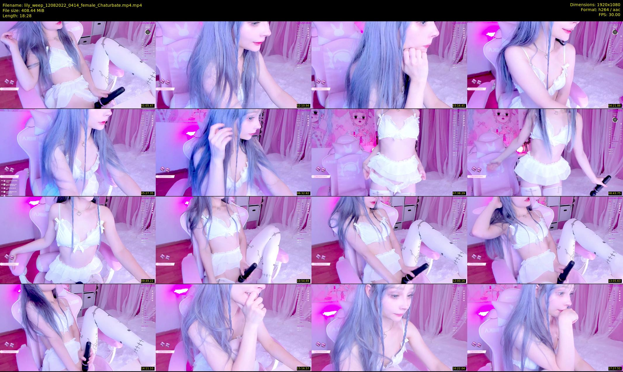 lily_weep — 19 minute Chaturbate female cam show recording, 1080p, Aug 12, 2022