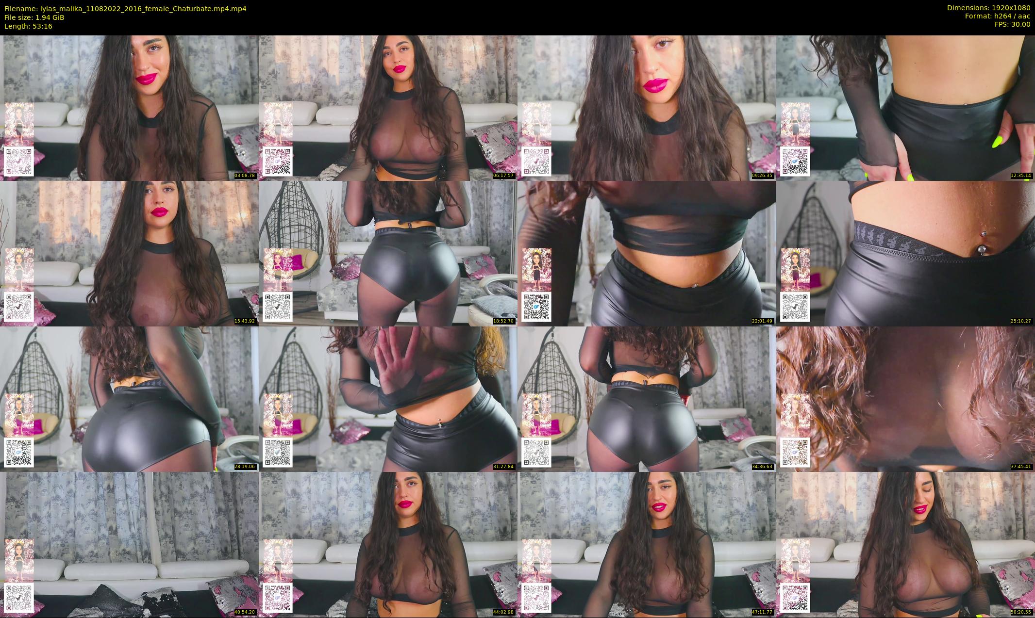 lylas_malika — 54 minute Chaturbate female cam show recording, 1080p, Aug 11, 2022