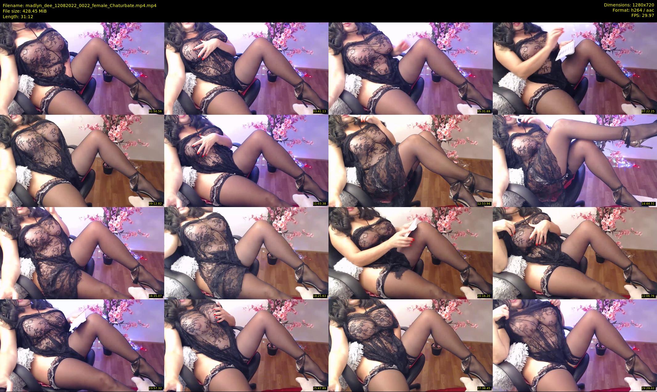 madlyn_dee — 32 minute Chaturbate female cam show recording, 720p, Aug 12, 2022
