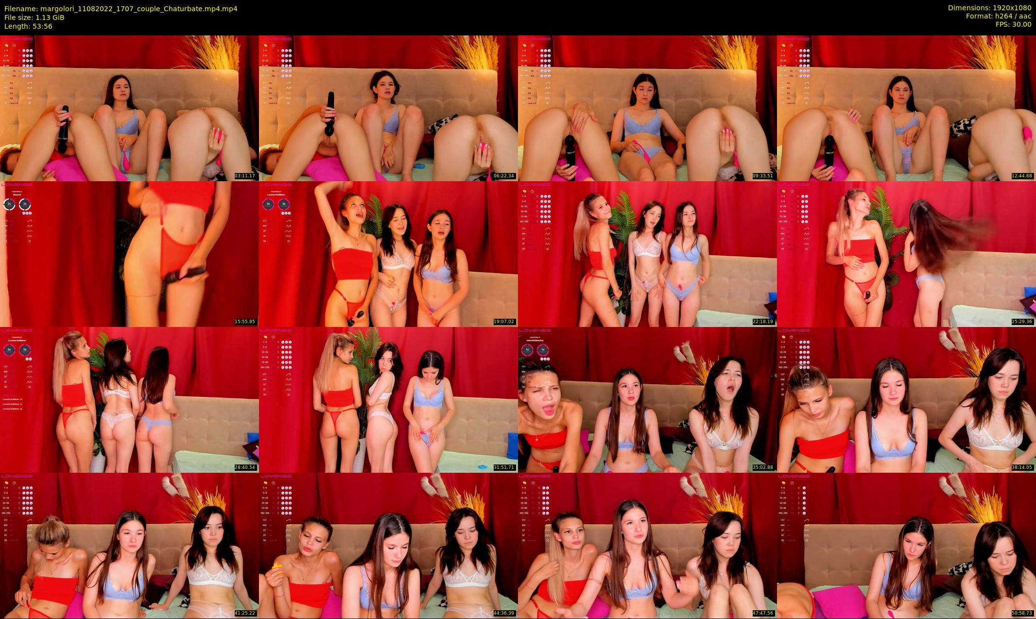 margolori — 54 minute Chaturbate couple cam show recording, 1080p, Aug 11, 2022