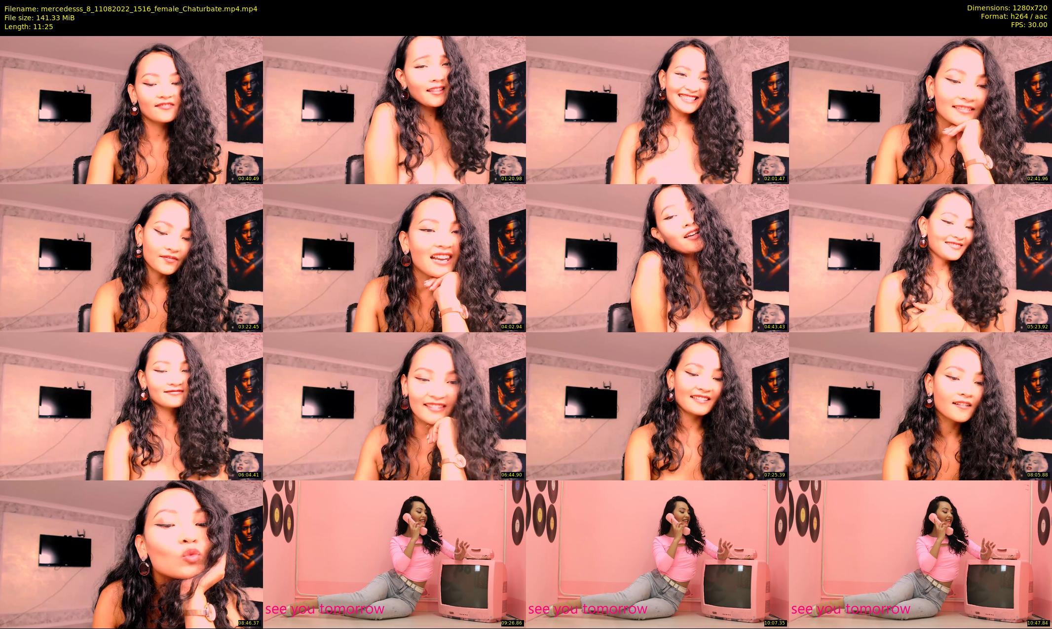 mercedesss_8 — 12 minute Chaturbate female cam show recording, 720p, Aug 11, 2022