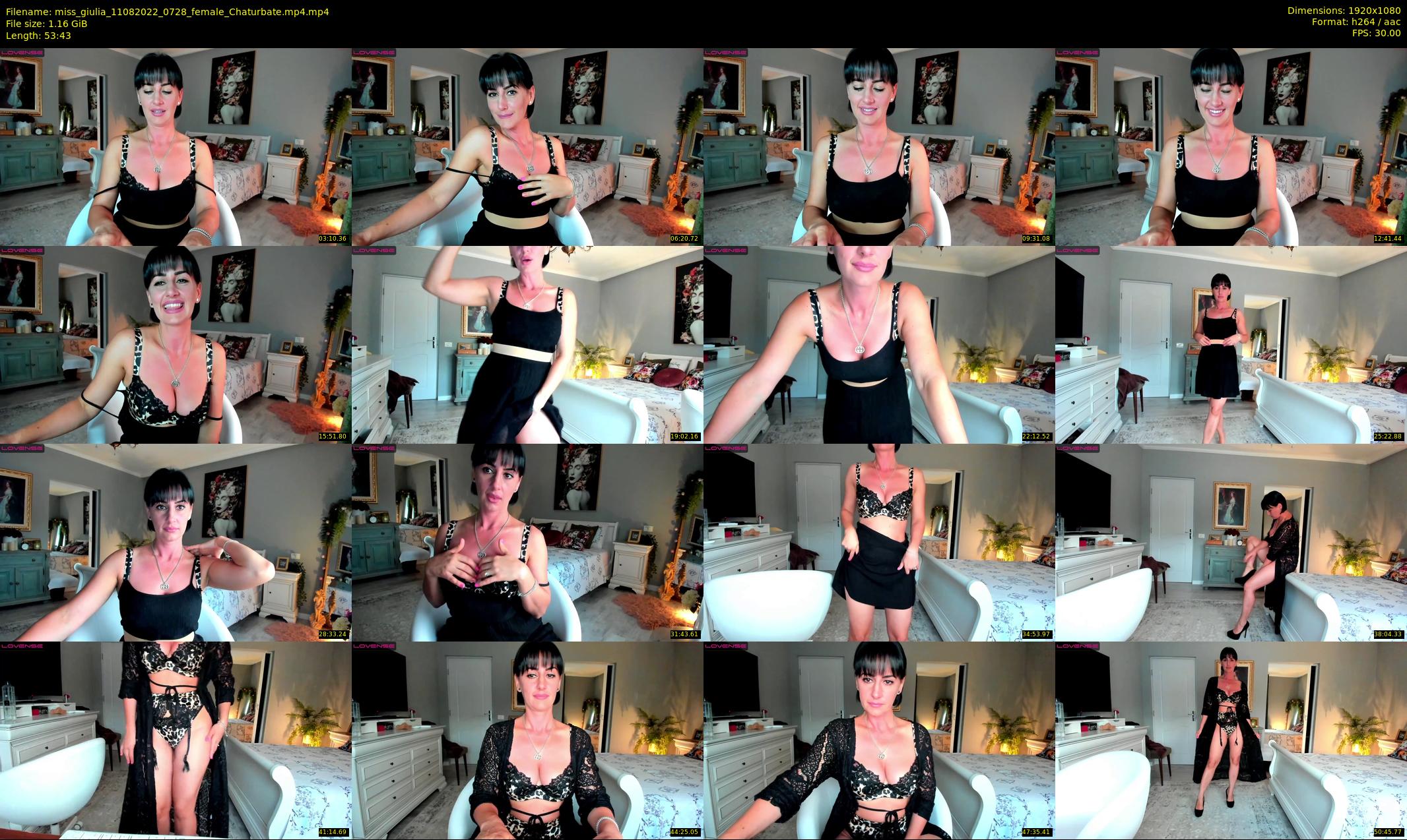miss_giulia — 54 minute Chaturbate female cam show recording, 1080p, Aug 11, 2022