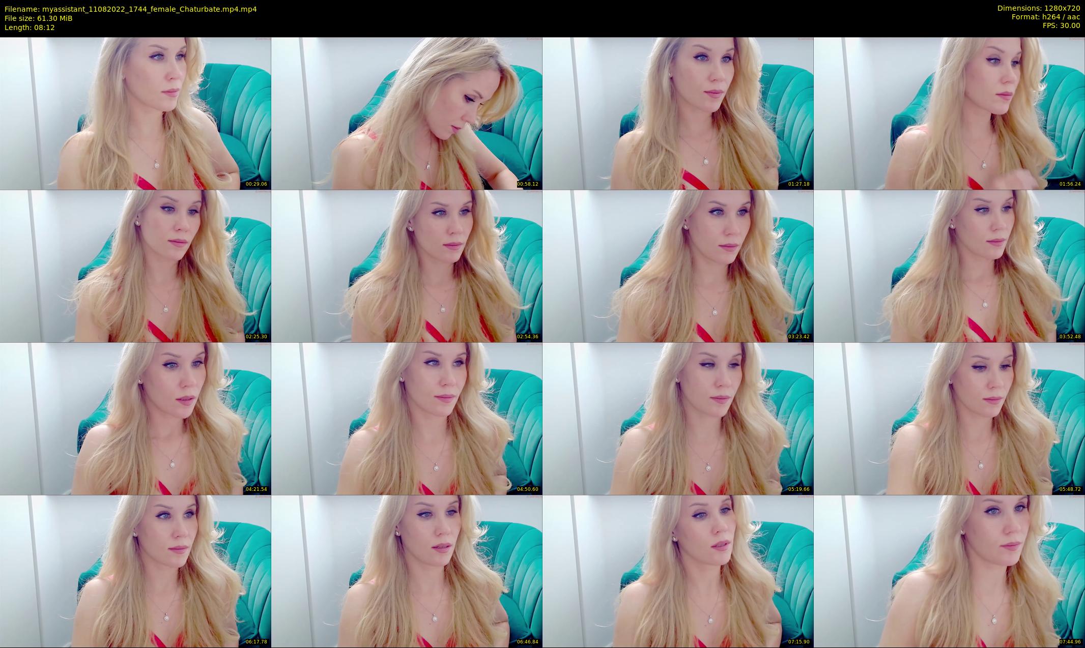 myassistant — 9 minute Chaturbate female cam show recording, 720p, Aug 11, 2022