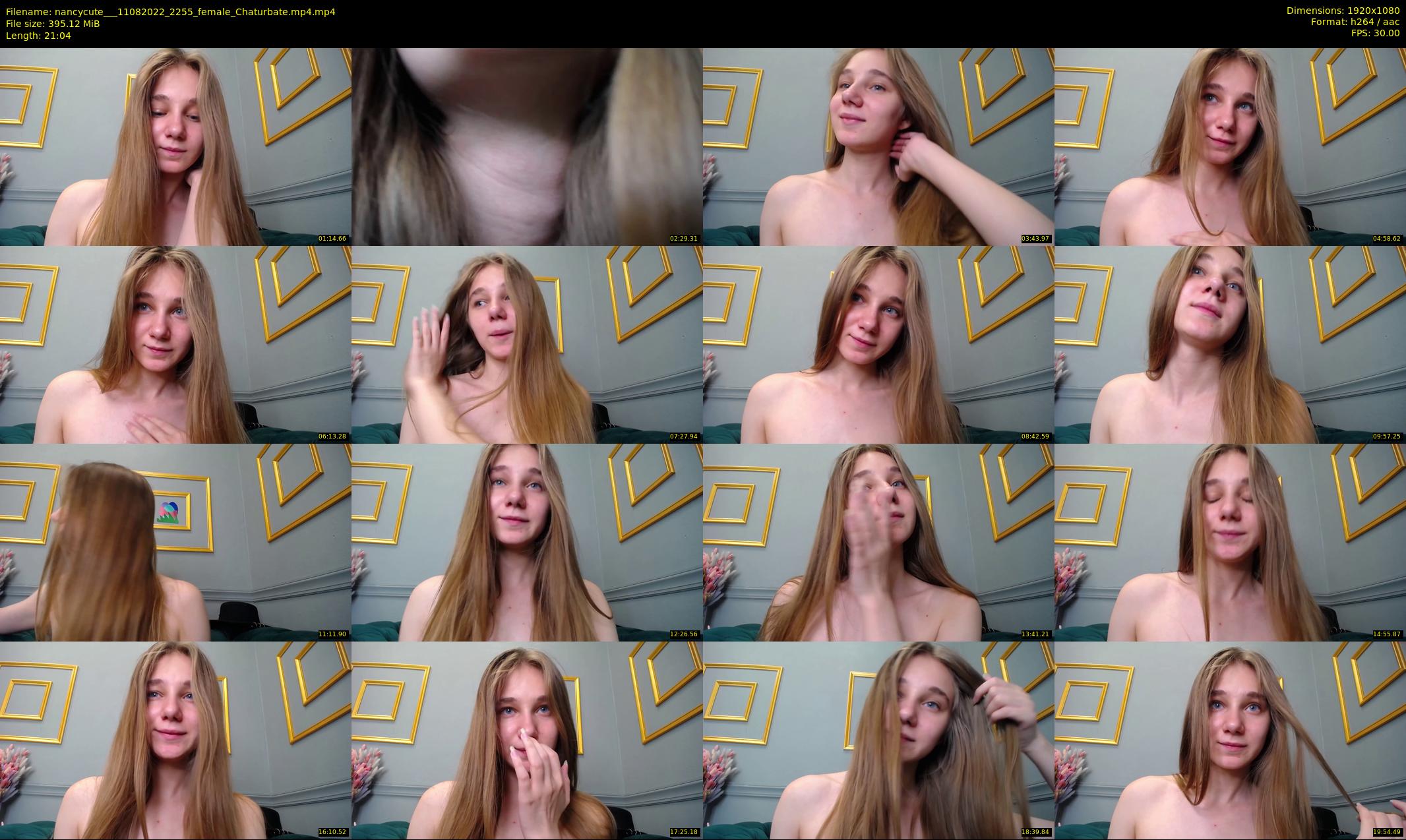 nancycute__ — 22 minute Chaturbate female cam show recording, 1080p, Aug 11, 2022