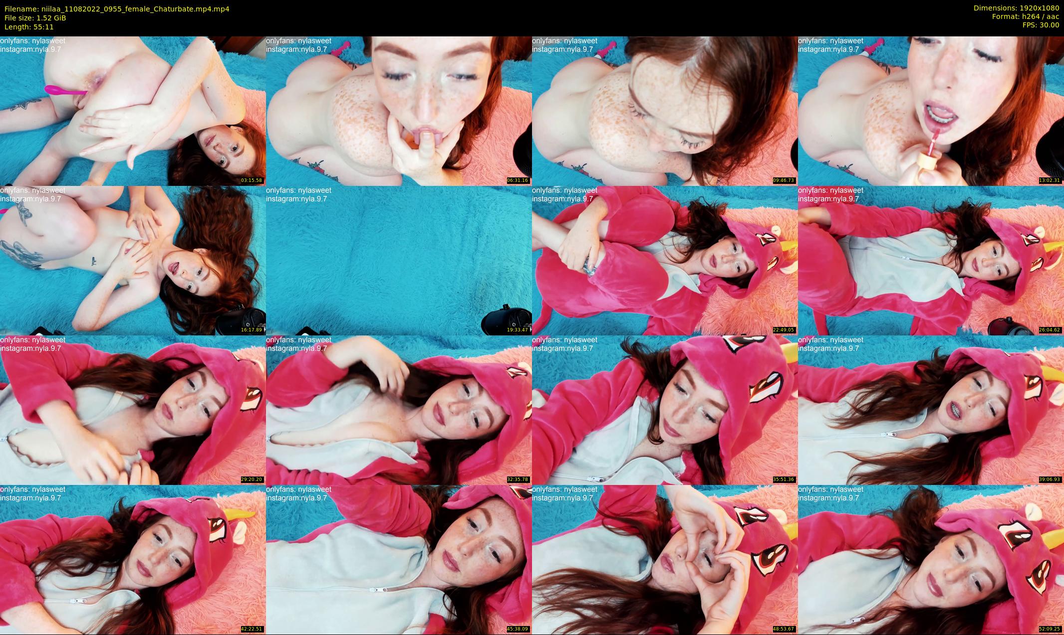 niilaa — 56 minute Chaturbate female cam show recording, 1080p, Aug 11, 2022
