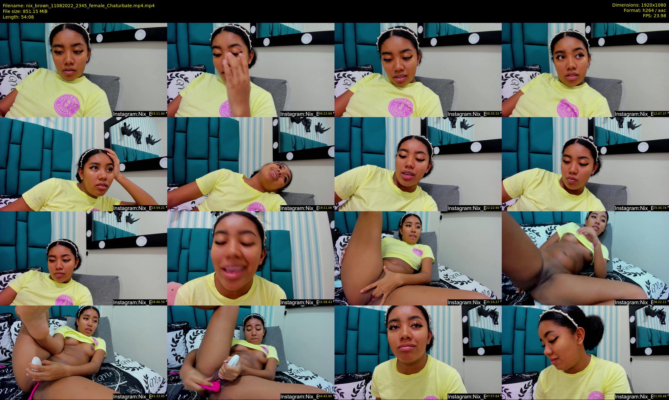 nix_brown — 55 minute Chaturbate female cam show recording, 1080p, Aug 11, 2022
