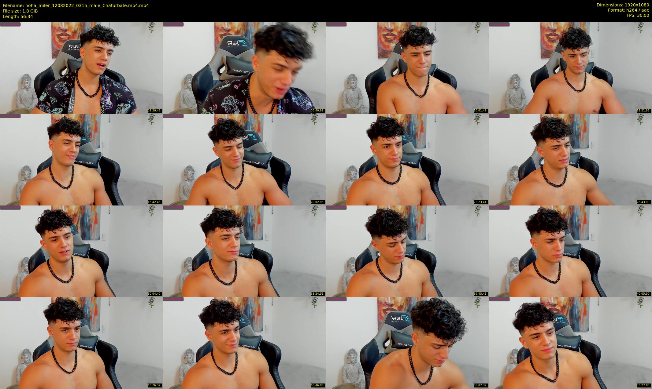 noha_miler — 57 minute Chaturbate male cam show recording, 1080p, Aug 12, 2022